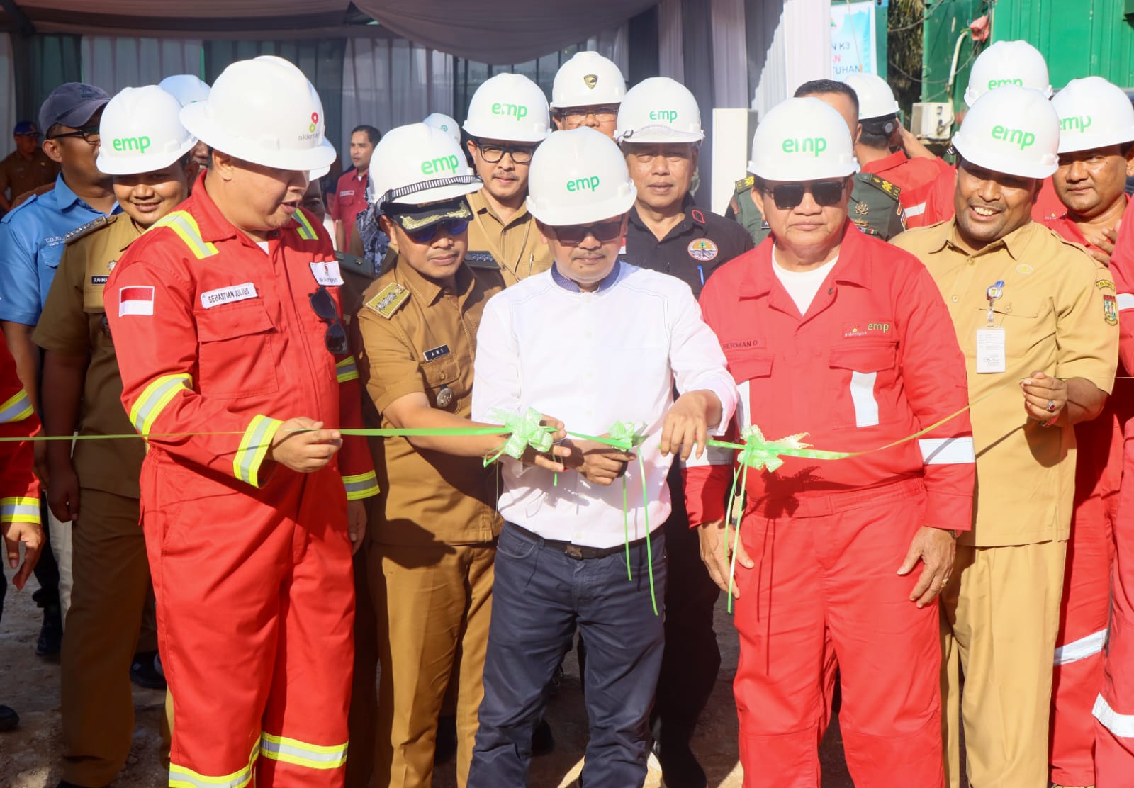 Hadiri Do’a Bersama Pada Pengeboran Perdana Sumur Migas BLN-01 KKKS EMP Tunas Energi, Pj. Bupati Kampar Tekankan Agar Beri Manfaat Pada Masyarakat Tempatan