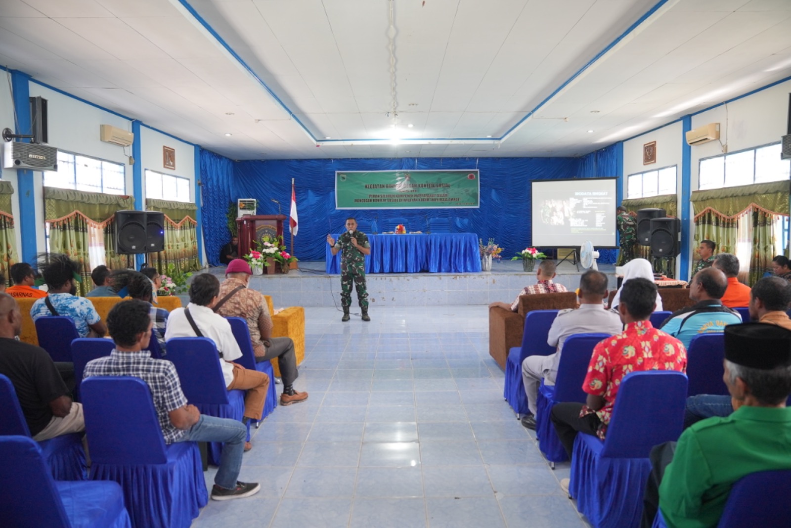 Memantapkan Nilai-nilai Wawasan Kebangsaan Lewat BINKOM TNI AD di Raja Ampat