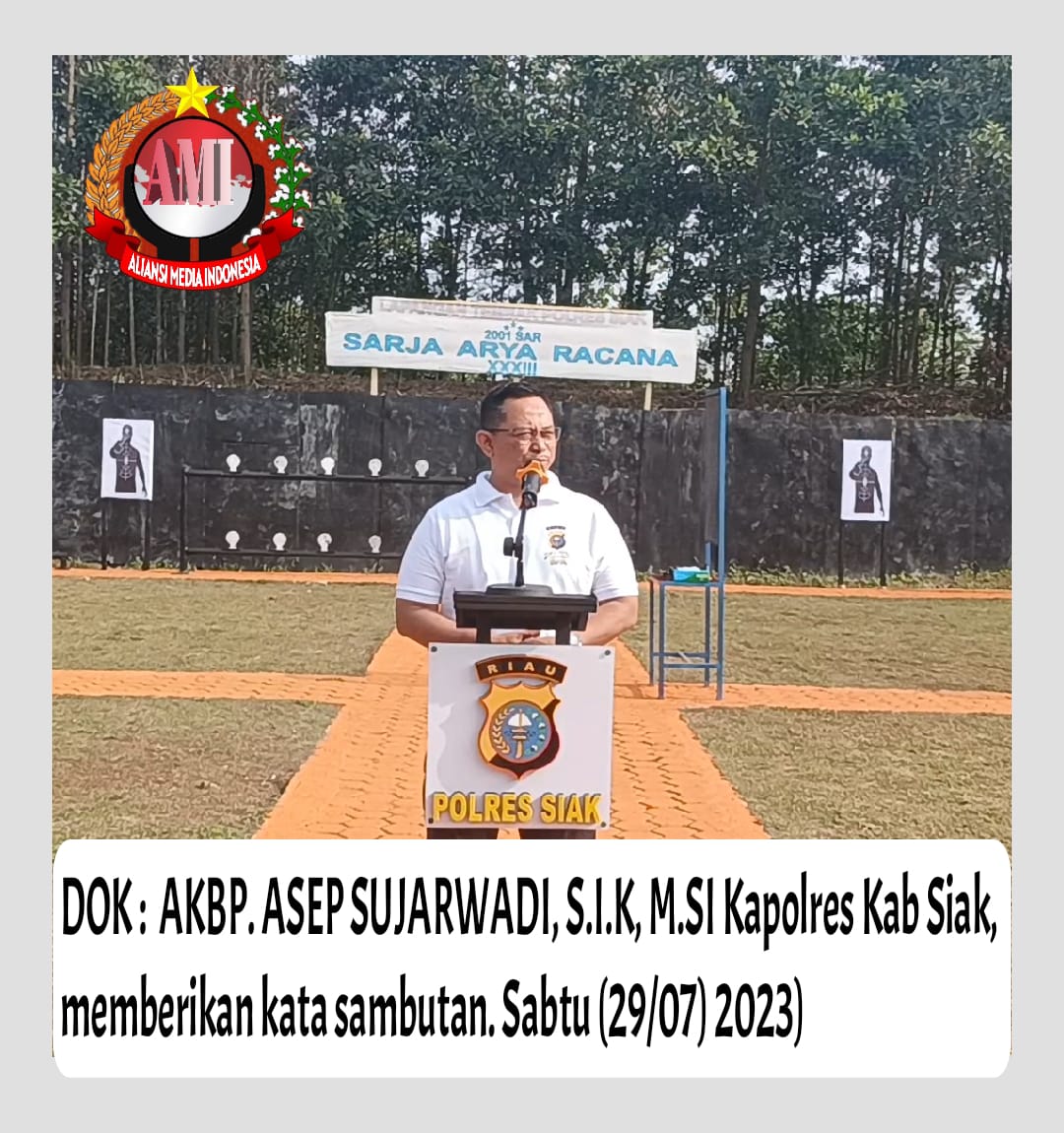 Bukan Perdana Dan Terakhir, AKBP Asep Sujarwadi, S.I.K, M.S.I Kapolres Siak Taja Coffe Morning Dan Latihan Menembak Bersama Media Dan Jurnalis