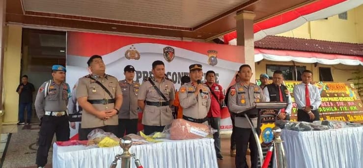 Polres Bengkalis ungkap kasus pembunuhan di Kecamatan Siak Kecil