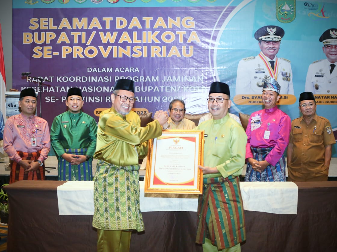 Pj. Bupati Kampar Ikuti Rakor Jamksesnas Se-Provinsi Riau