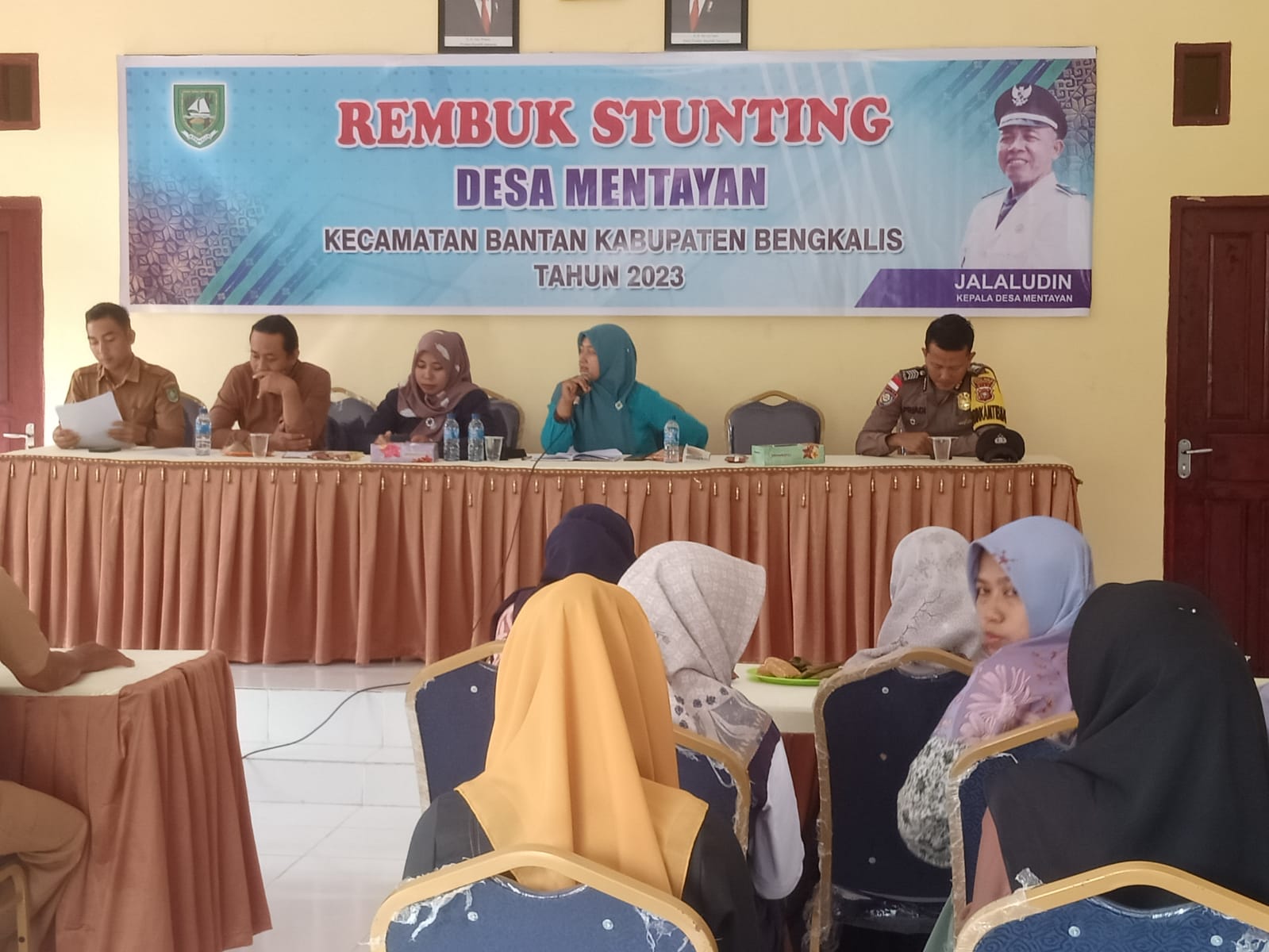 Rembuk Stunting Desa Mentayan Tahun 2023 Dan Laporan Konvergensi Pencegahan Stunting Tingkat Desa Terhadap Sasaran 1.000 Hari Pertama Kehidupan