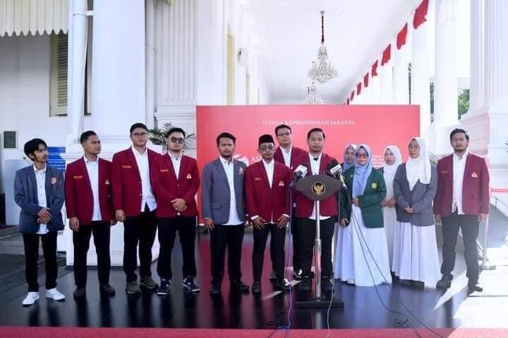 Presiden Jokowi Terima PP Hima Persis Di Istana Merdeka