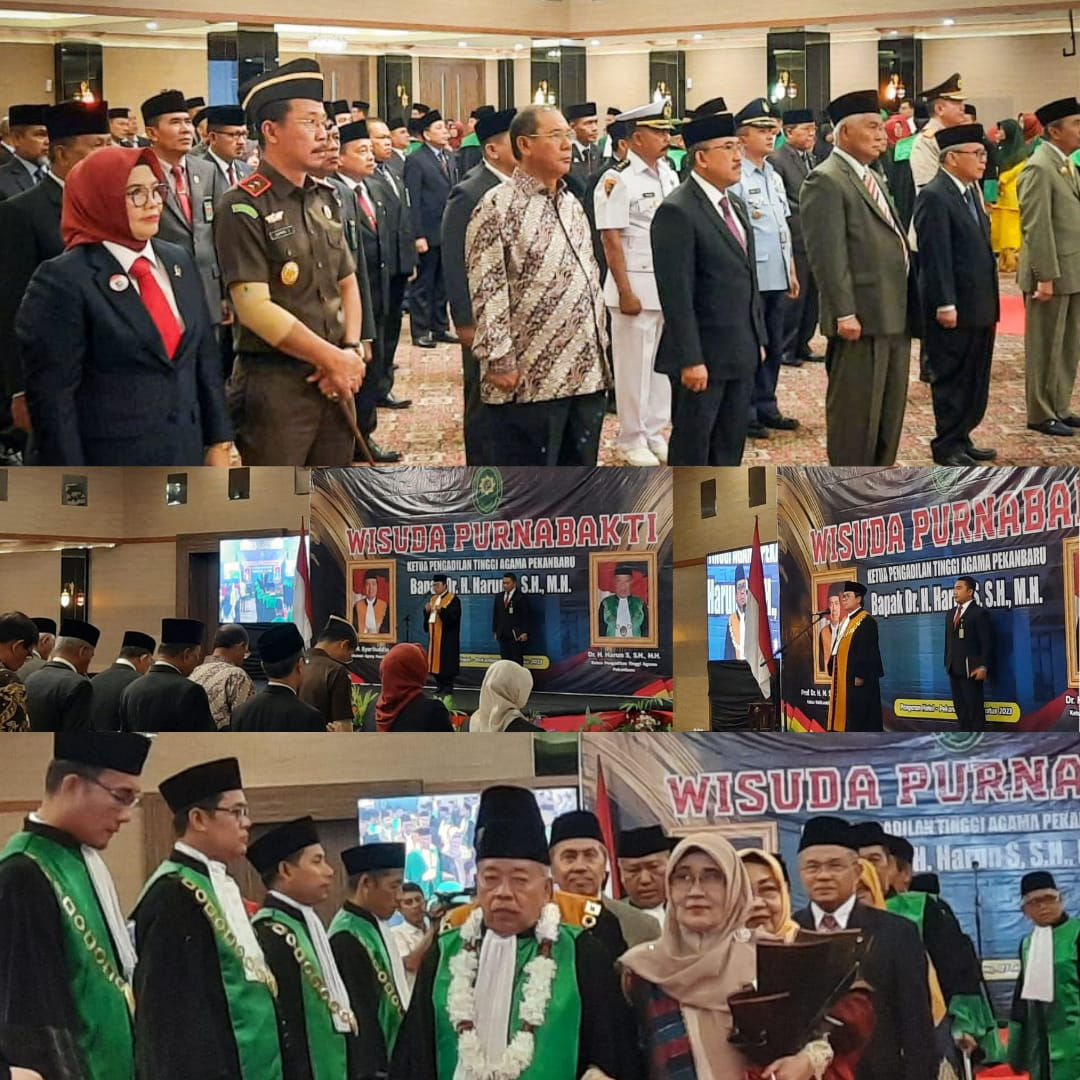 Kepala Kejaksaan Tinggi Riau Hadiri Kegiatan Wisuda Purnabhakti Ketua Pengadilan Tinggi Agama Pekanbaru