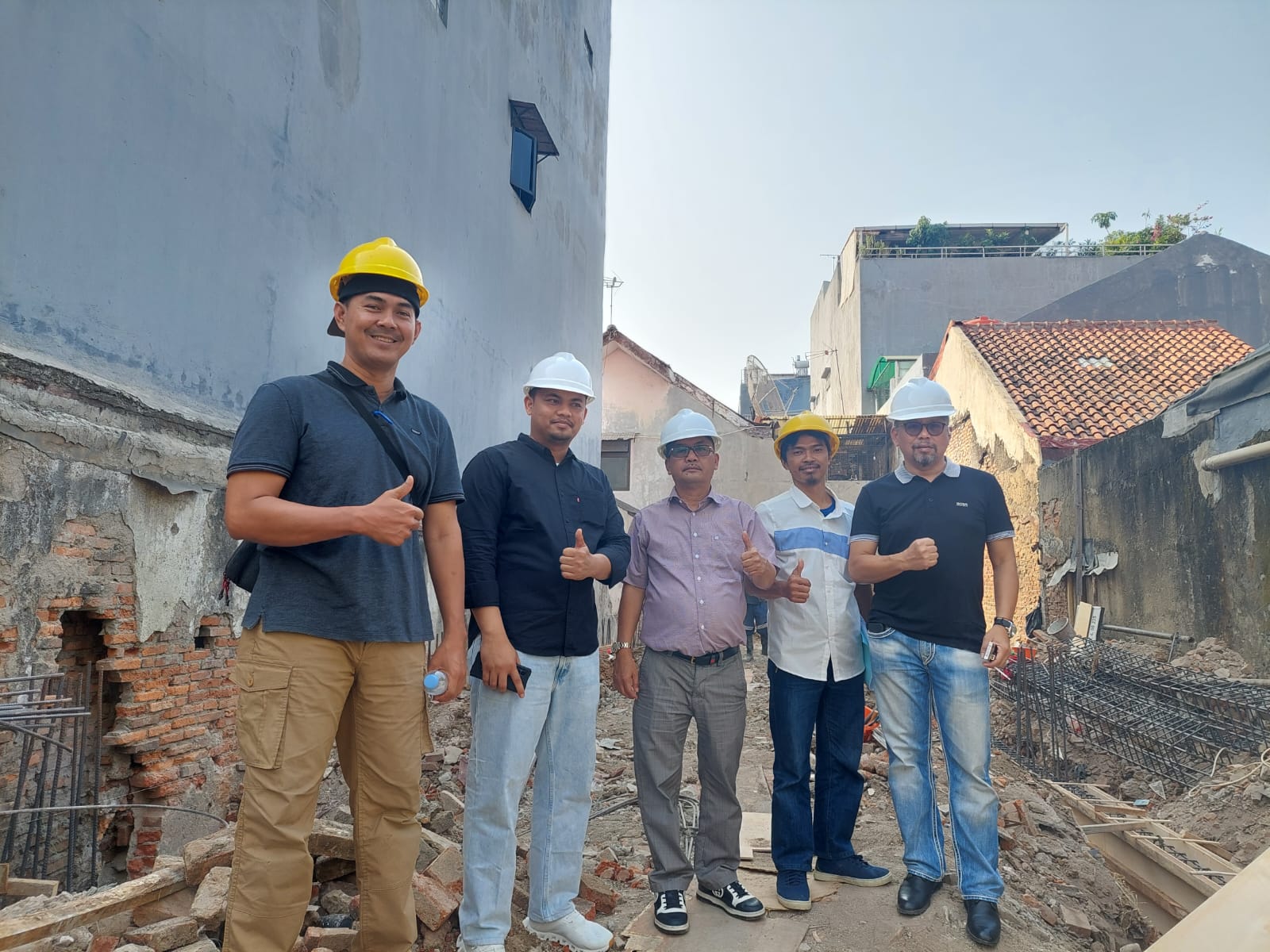 Tinjau Pembangunan Mess Kampar Jakarta, Muhammad Firdaus SE.MM : Alhamdulilah Progres Melebihi Schedule