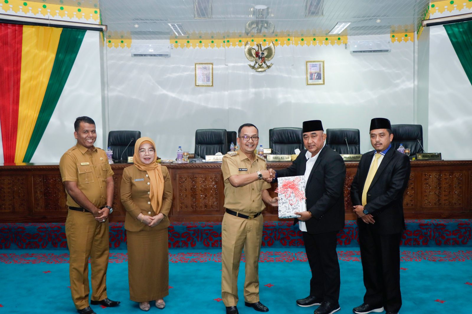 Pj.Bupati Kampar Sampaikan Rancangan Perubahan APBD Kabupaten Kampar 2023