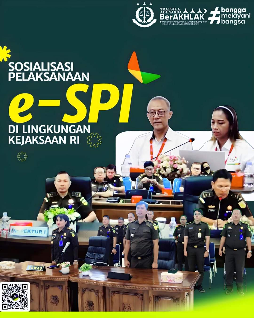 Asisten Pengawasan Kejaksaan Tinggi Riau mengikuti kegiatan Sosialisasi Pelaksanaan e-SPI di Lingkungan Kejaksaan RI secara virtual