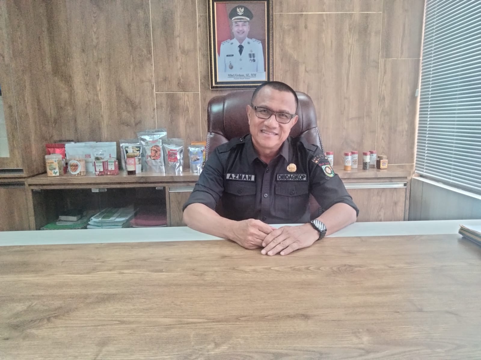 Plt Dinas Perdagangan Koperasi Dan UMK Kabupaten Kampar Nur Azman Mengatakan, Kenaikan Harga Beras Terjadi Menyeluruh Secara Nasional