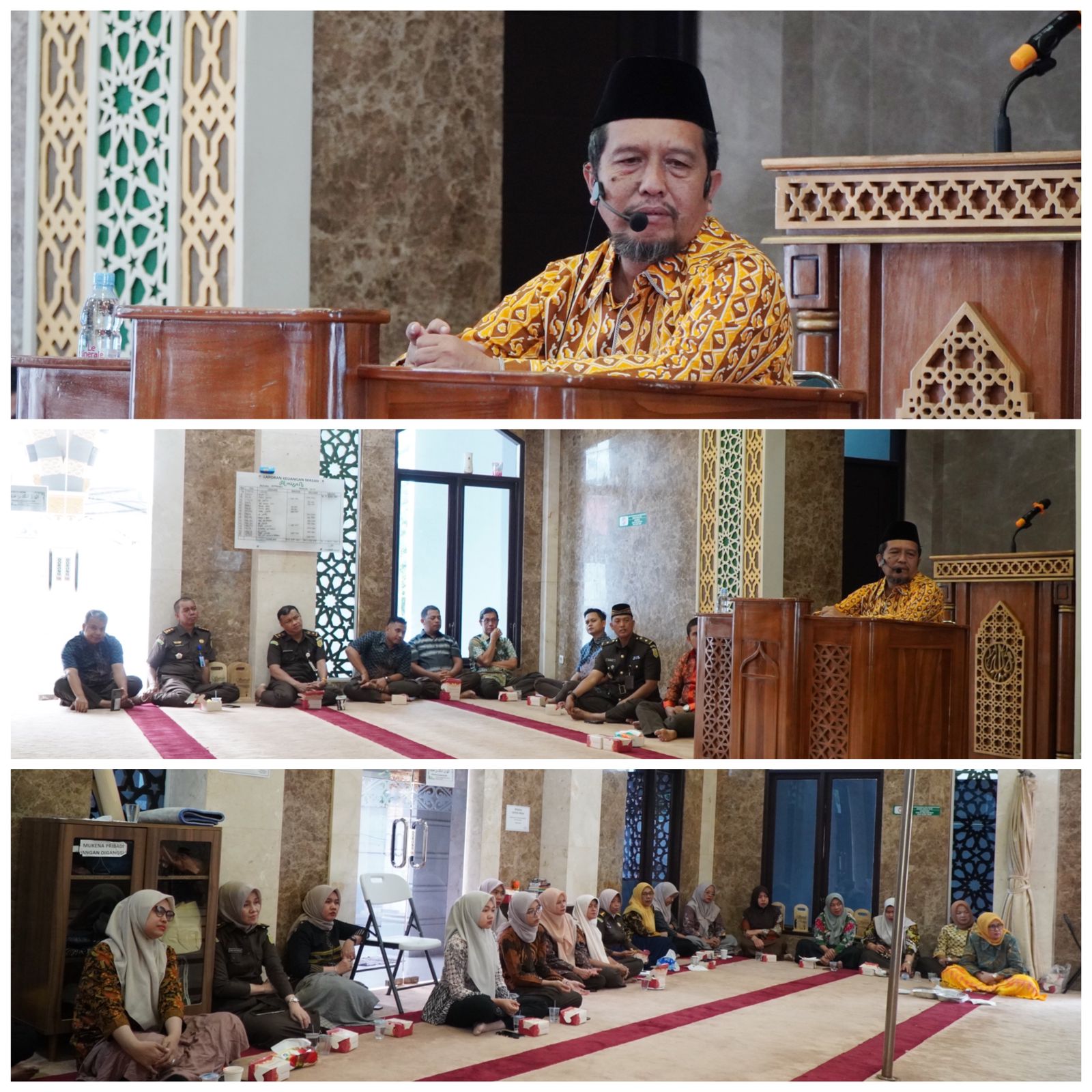 Pengajian Rutin Kejati Riau Oleh Ust.DR.H. Saidul Amin,MA