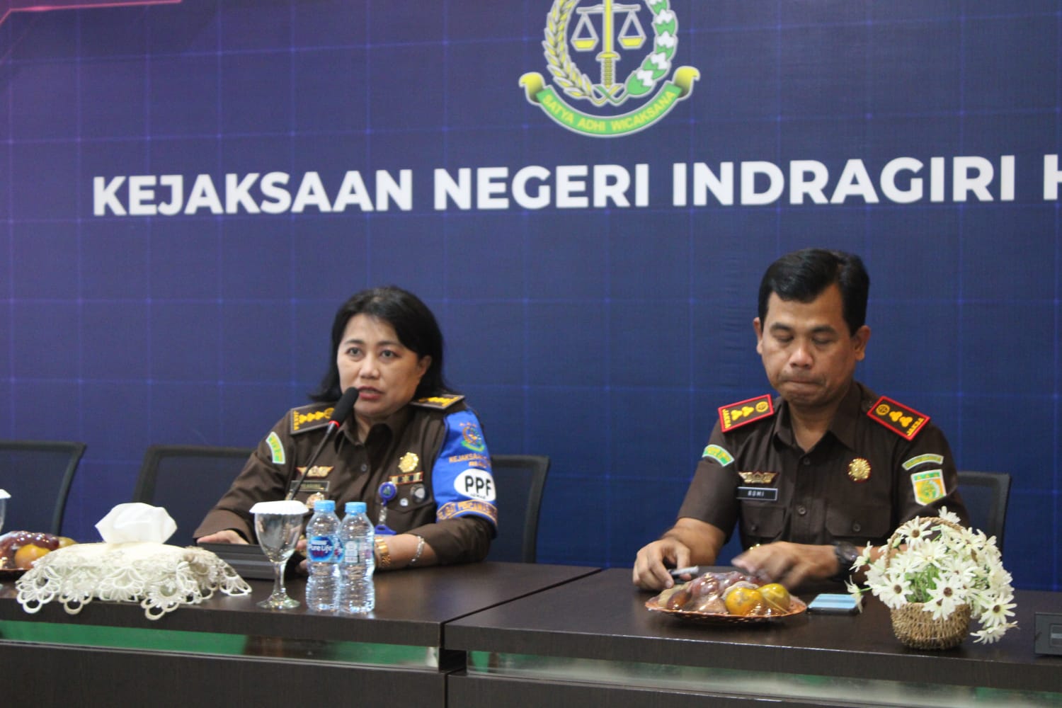 Aswas Kejati Riau Melakukan Inspeksi Pemantauan Di Kejaksaan Negeri Indragiri Hulu