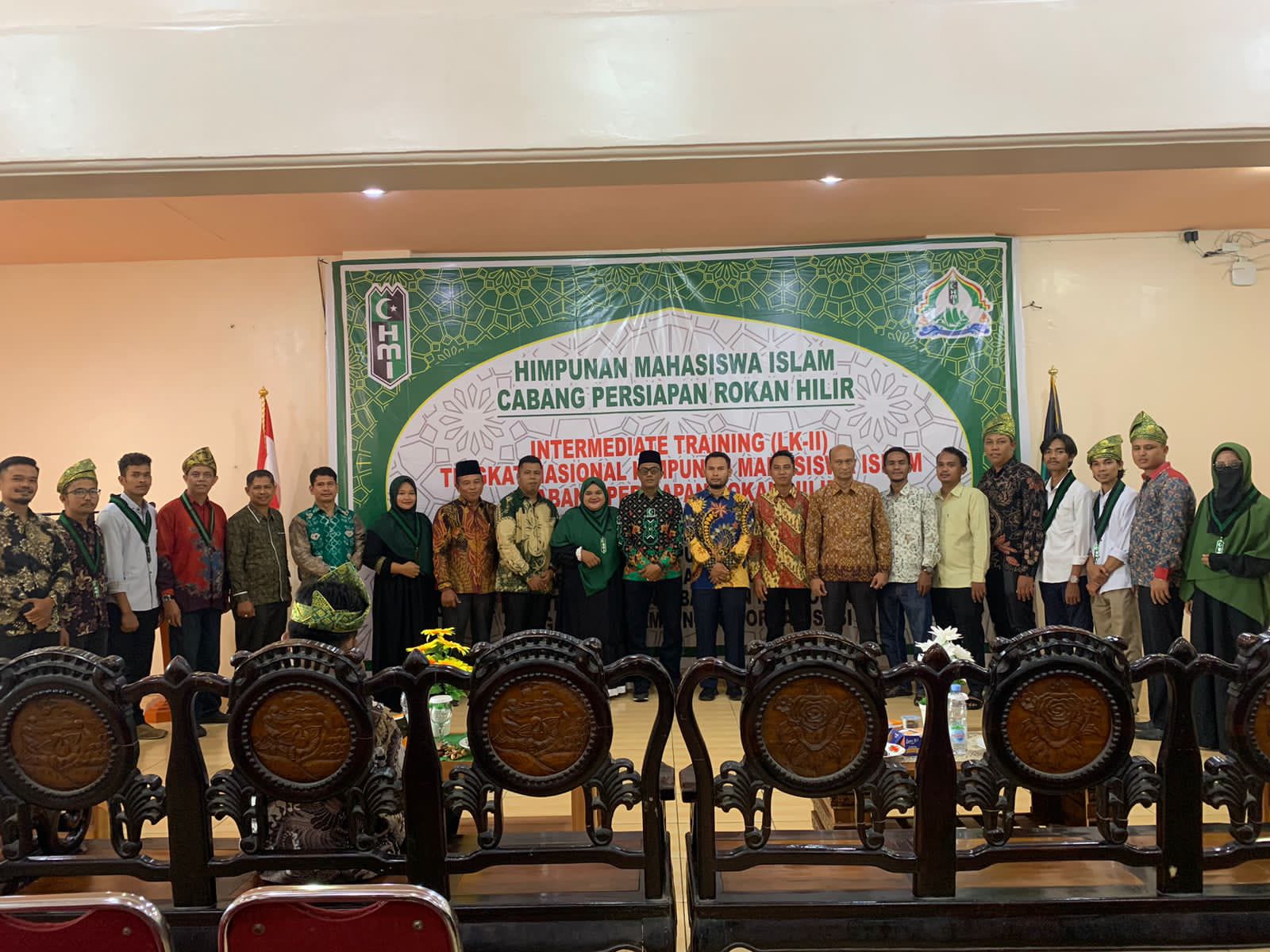 HMI Cabang Persiapan Rokan Hilir, Gelar Open Ceremony LK II Tingkat Nasional Dengan Meriah