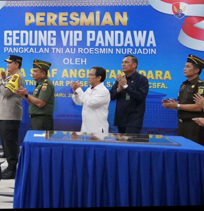 Asisten Intelijen Kejaksaan Tinggi Riau hadiri Kegiatan Peresmian Gedung VIP Room Pandawa Lanud RSN