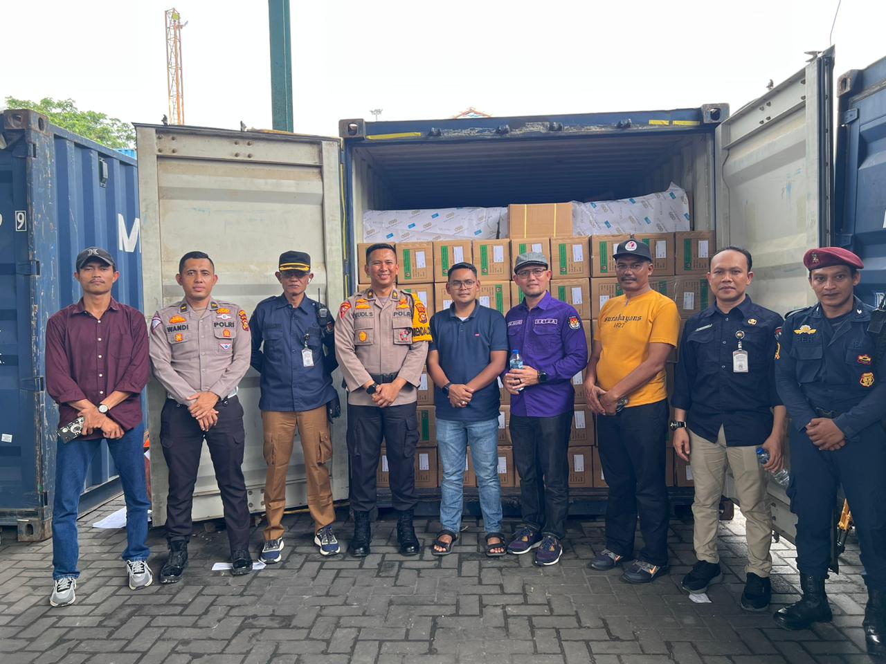 Polres Meranti Kawal Logistik Surat Suara Pemilu 2024 Menuju Gudang Logistik