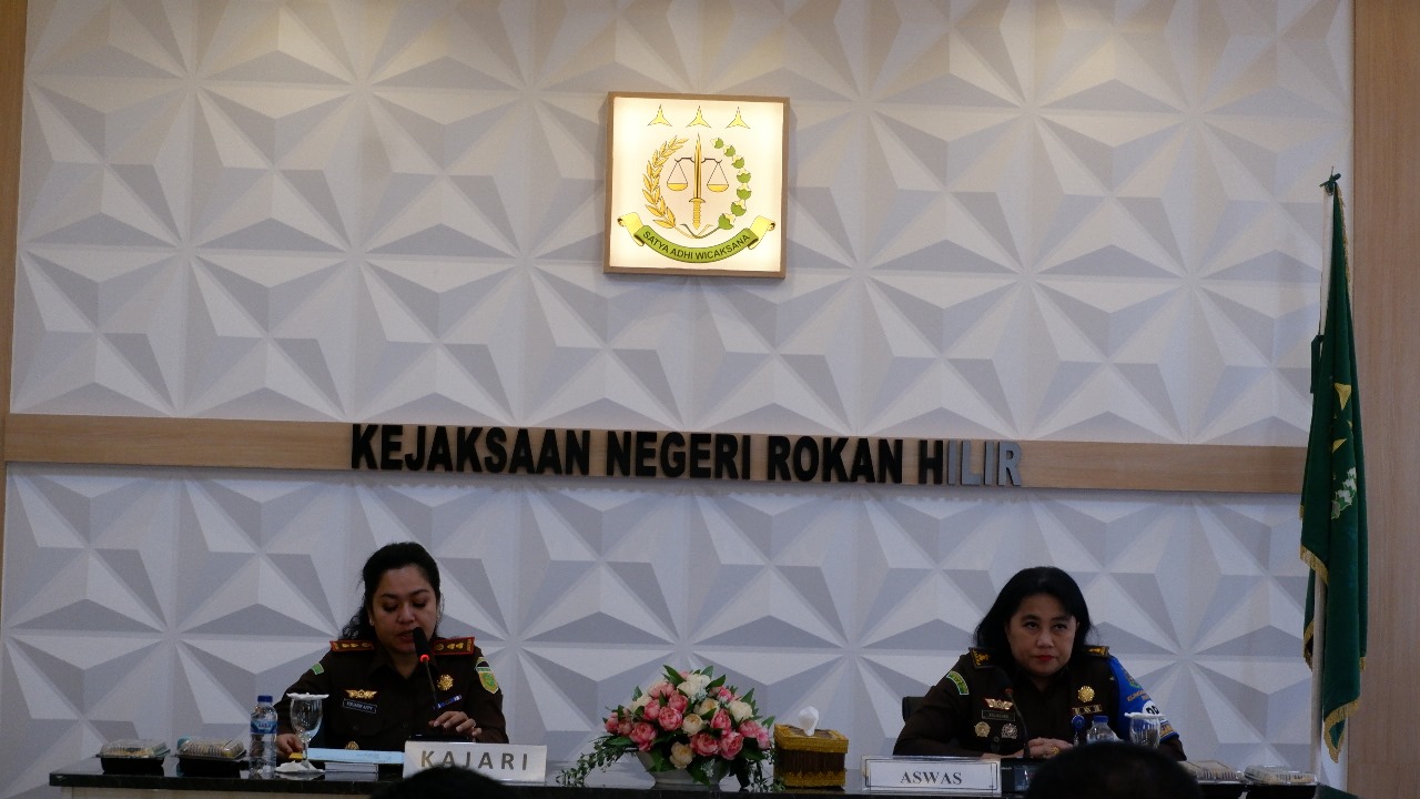 Asisten Pengawasan Kejaksaan Tinggi Riau Melakukan Inspeksi Umum Dan Khusus Di Kejaksaan Negeri Rokan Hilir