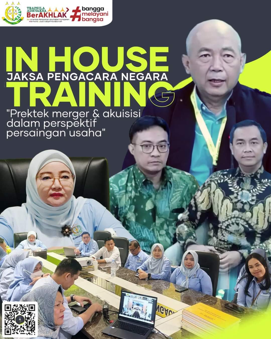 Asdatun Kejati Riau mengikuti kegiatan In House Training : ” Praktik Merger & Akuisisi Dalam Perspektif Persaingan Usaha” secara virtual