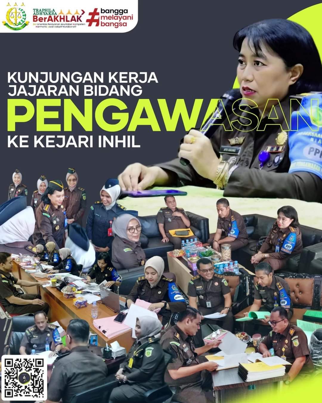 Aswas Kejati Riau Melakukan Inspeksi Umum Dan Khusus Di Kejaksaan Negeri Indragiri Hilir