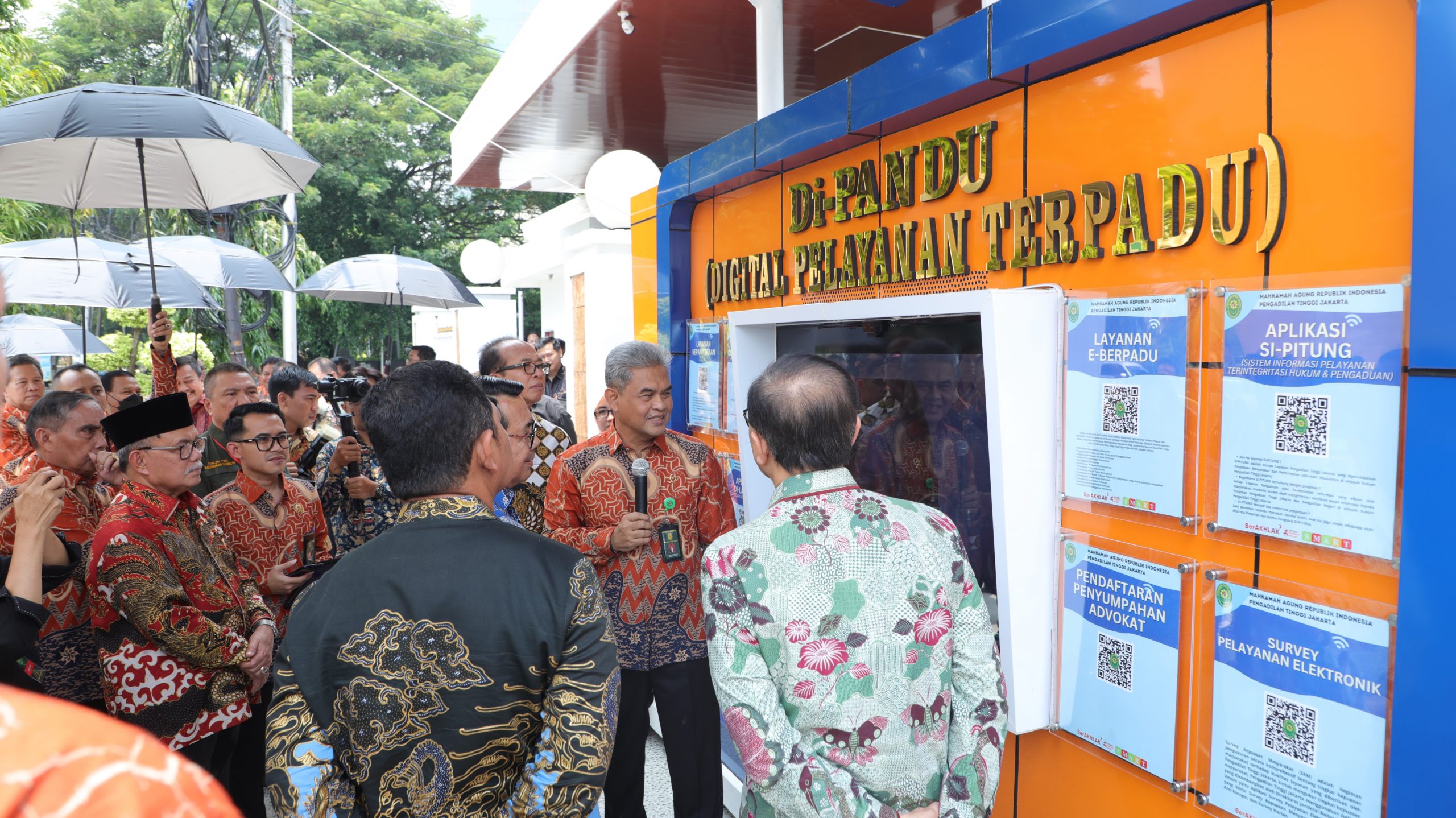 Resmikan Inovasi PT DKI Jakarta, Ketua MA Ajak Aparatur Peradilan Kerja Ikhlas
