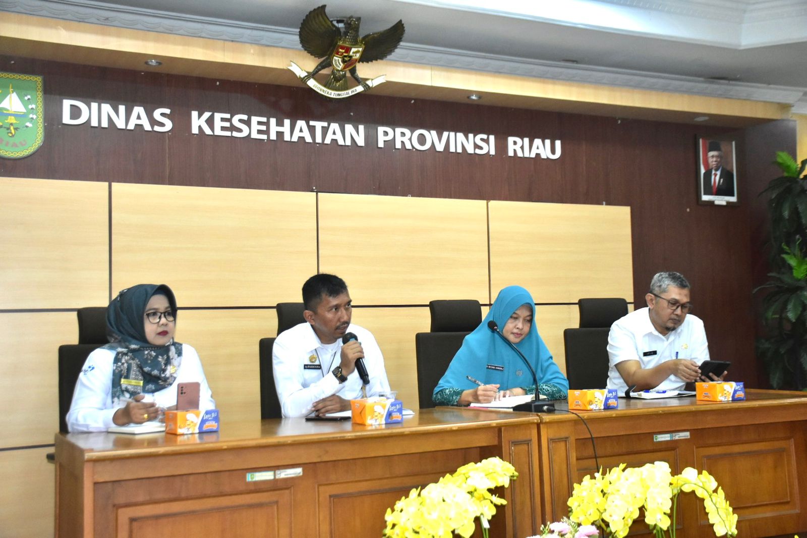 Pj. Ketua TP PKK Kabupaten Kampar Hadiri Rapat Persiapan Gebyar AKS Tingkat Provinsi Riau