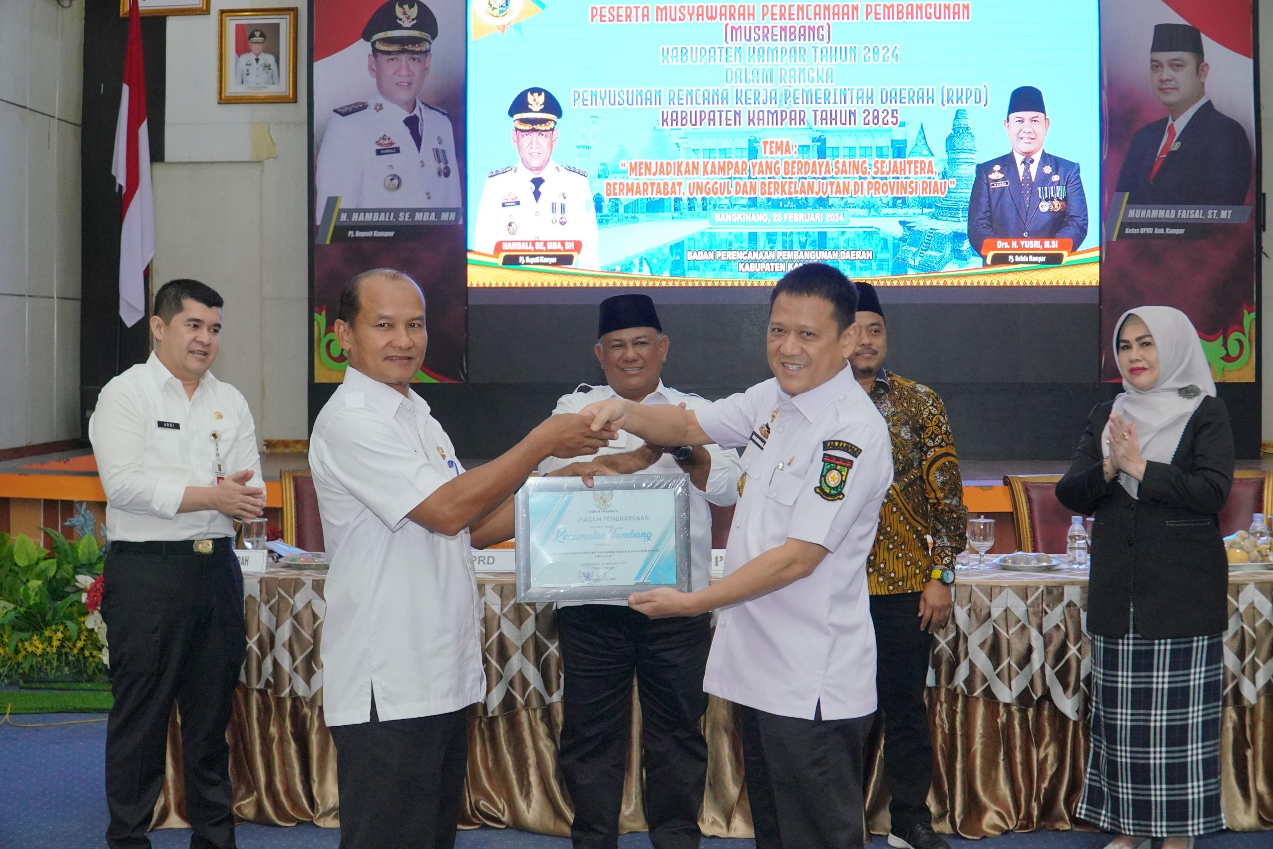 Pj Bupati Kampar Buka Musrenbang Tahun 2024 Guna Penyusunan RKPD Kabupaten Kampar Tahun 2025