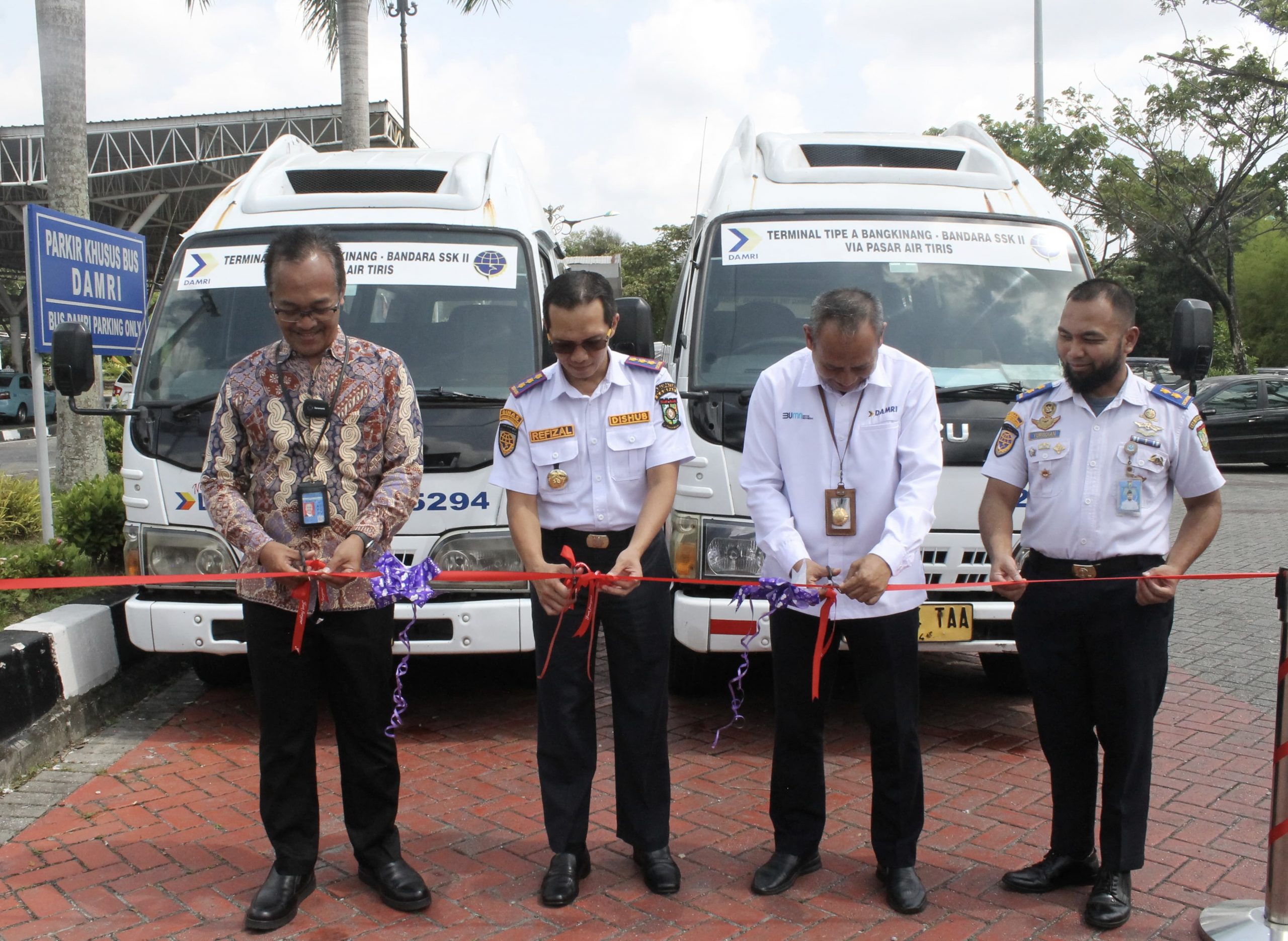 Trayek Pemadu Moda Bandara SSK II Pekanbaru – Terminal Bangkinang Kembali Beroperasi