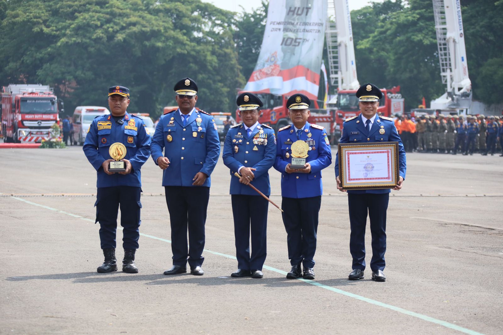 HUT Damkar Ke 105 : Mendagri Dorong Kepala Daerah Tingkatkan Kapasitas SDM dan Sarpras Pemadam Kebakaran dan Penyelamatan