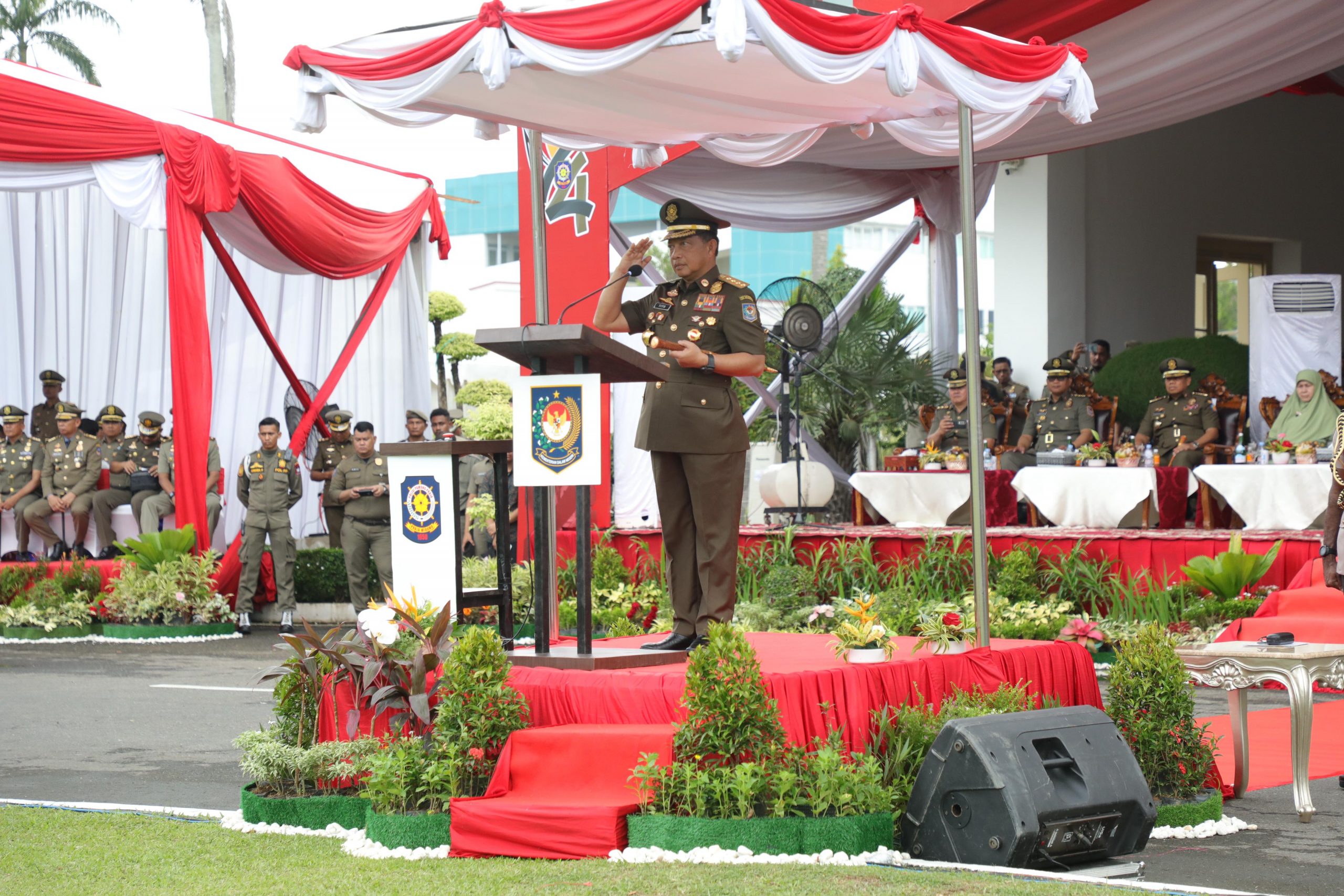 Peringatan Puncak HUT Ke-74 Satpol PP dan Ke-62 Satlinmas, Mendagri Pimpin Apel Gelar Pasukan