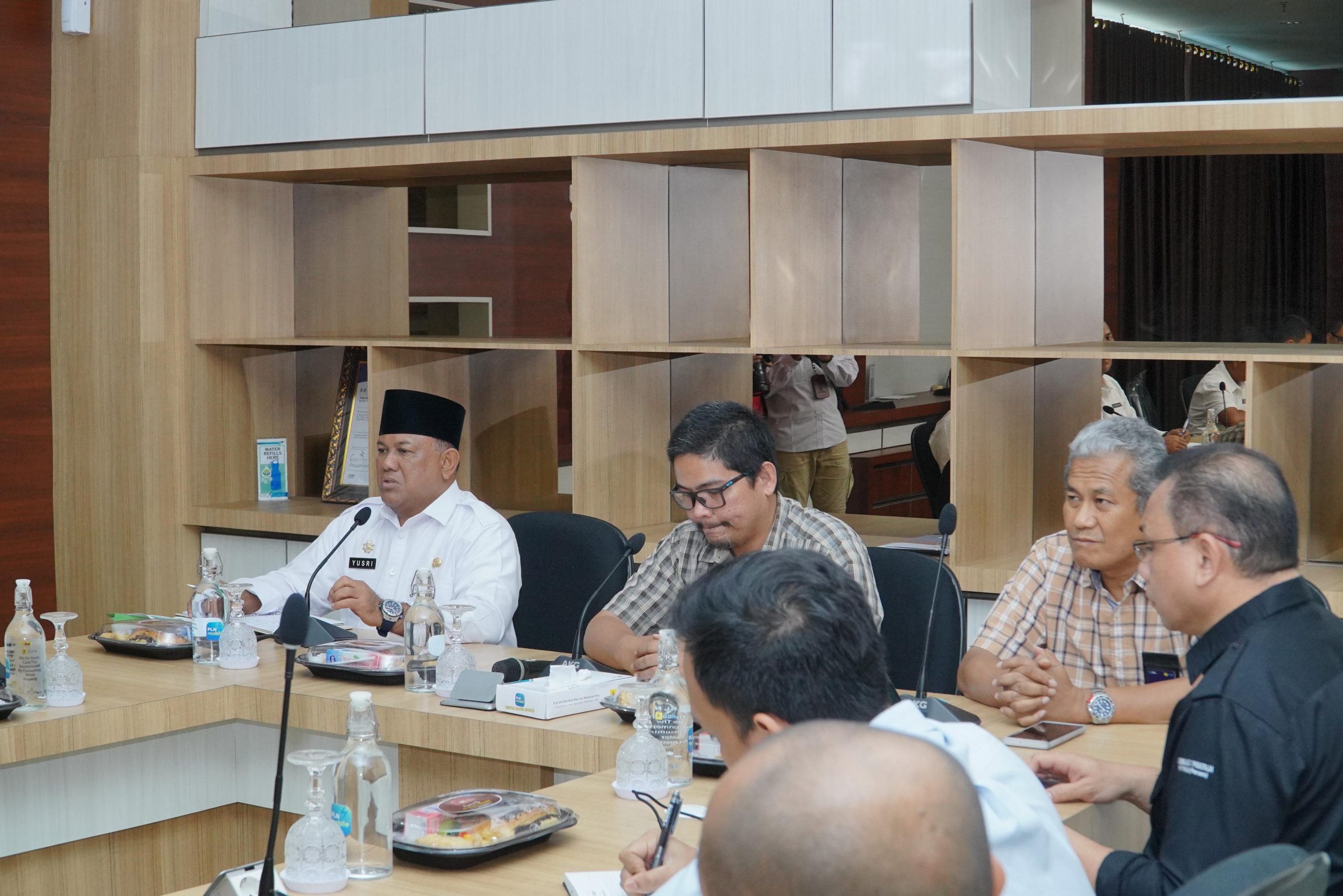 Pemkab Kampar Lakukan Rapat Pembahasan Berita Acara Kesepakatan Bersama PT.PLN