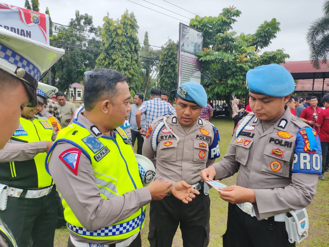 Demi Terwujudnya Sikap Disiplin, Propam Polres Kampar Lakukan Operasi Gaktibplin