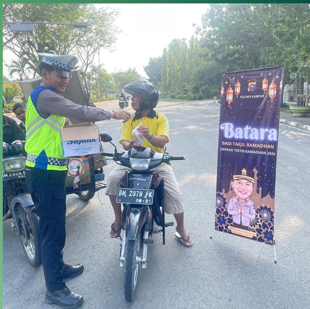 Sat Lantas Polres Kampar Rutin Laksanakan BATARA Selama Ramadhan 1445H/2024M Berikut Penjelasannya