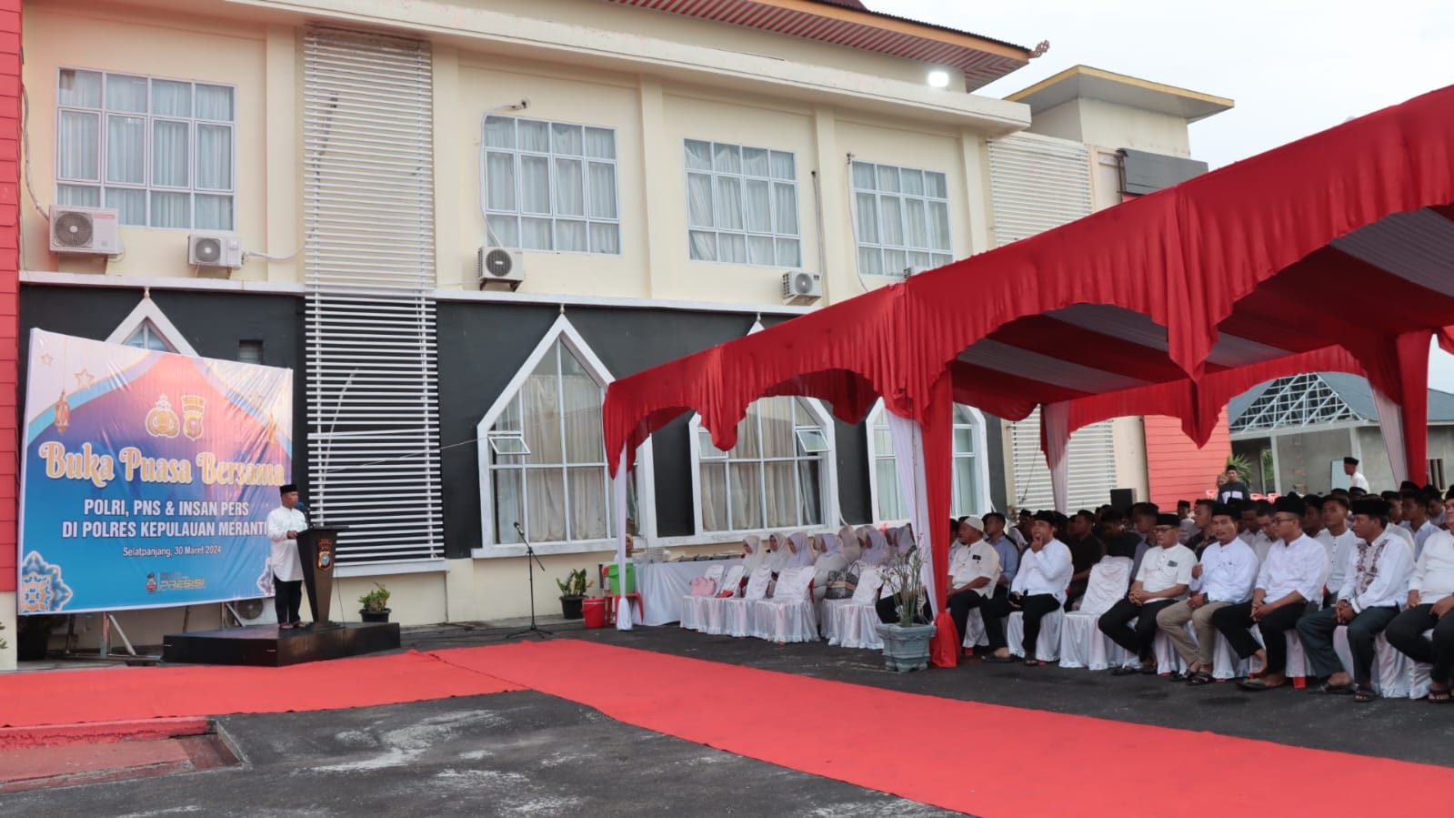 Buka Puasa Bersama Insan Pers, Kapolres Meranti : Jalin Silaturahmi, Eratkan Soliditas