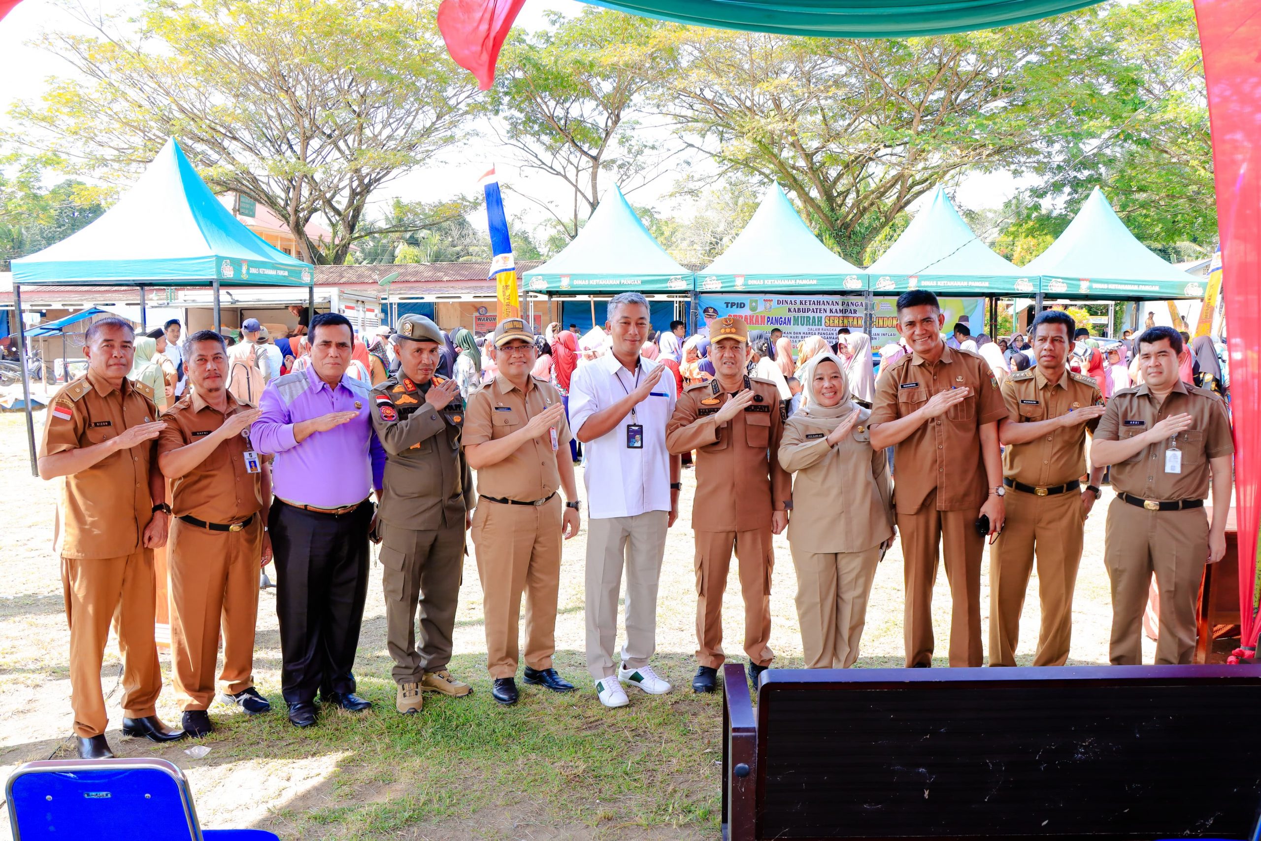 Gerakan Pangan Murah Serentak se-Indonesia di Pusatkan di Kebun Durian Gunung Sahilan