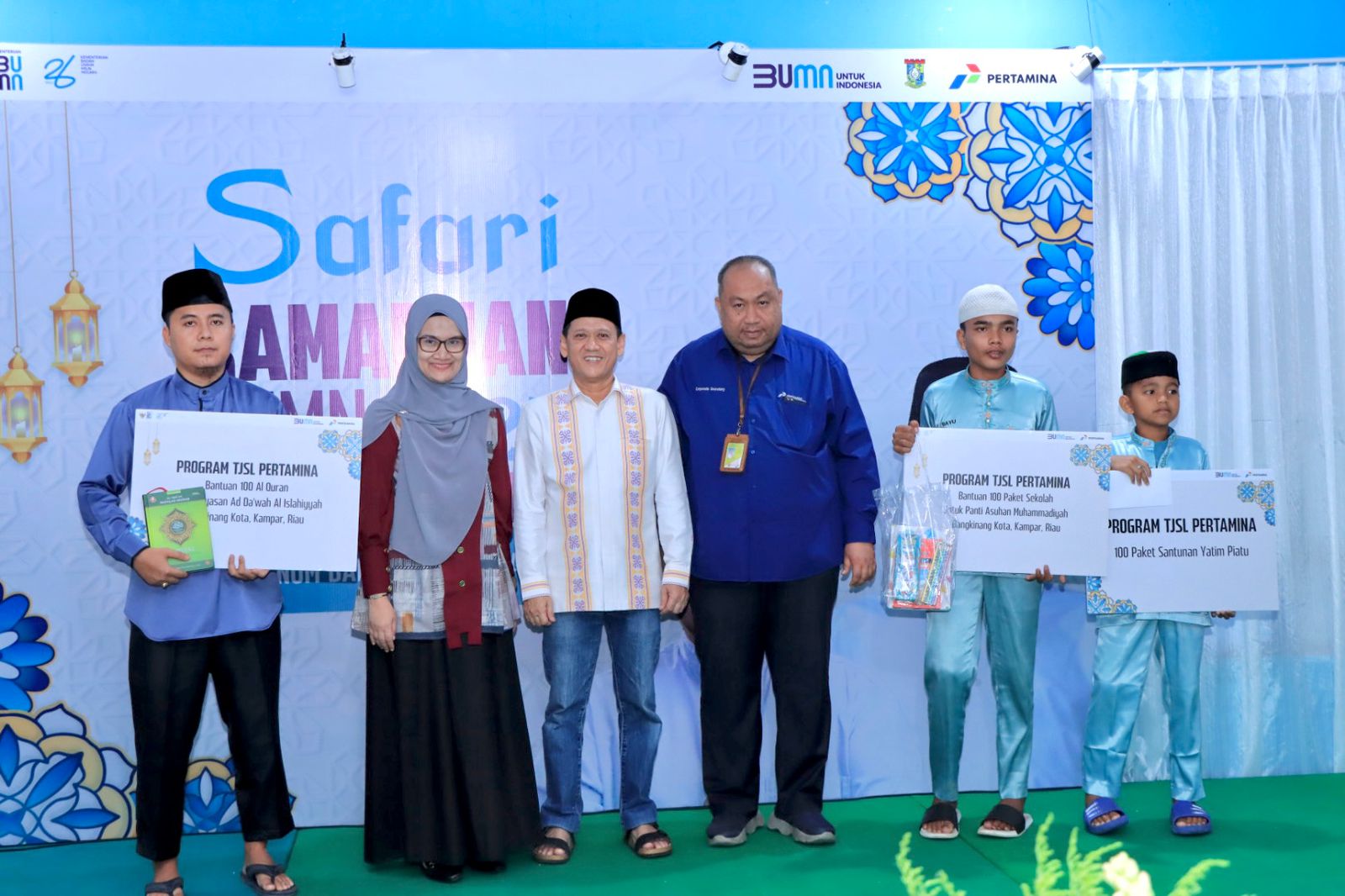 BUMN Lakukan Safari Ramadhan Bersama Pemda Kampar