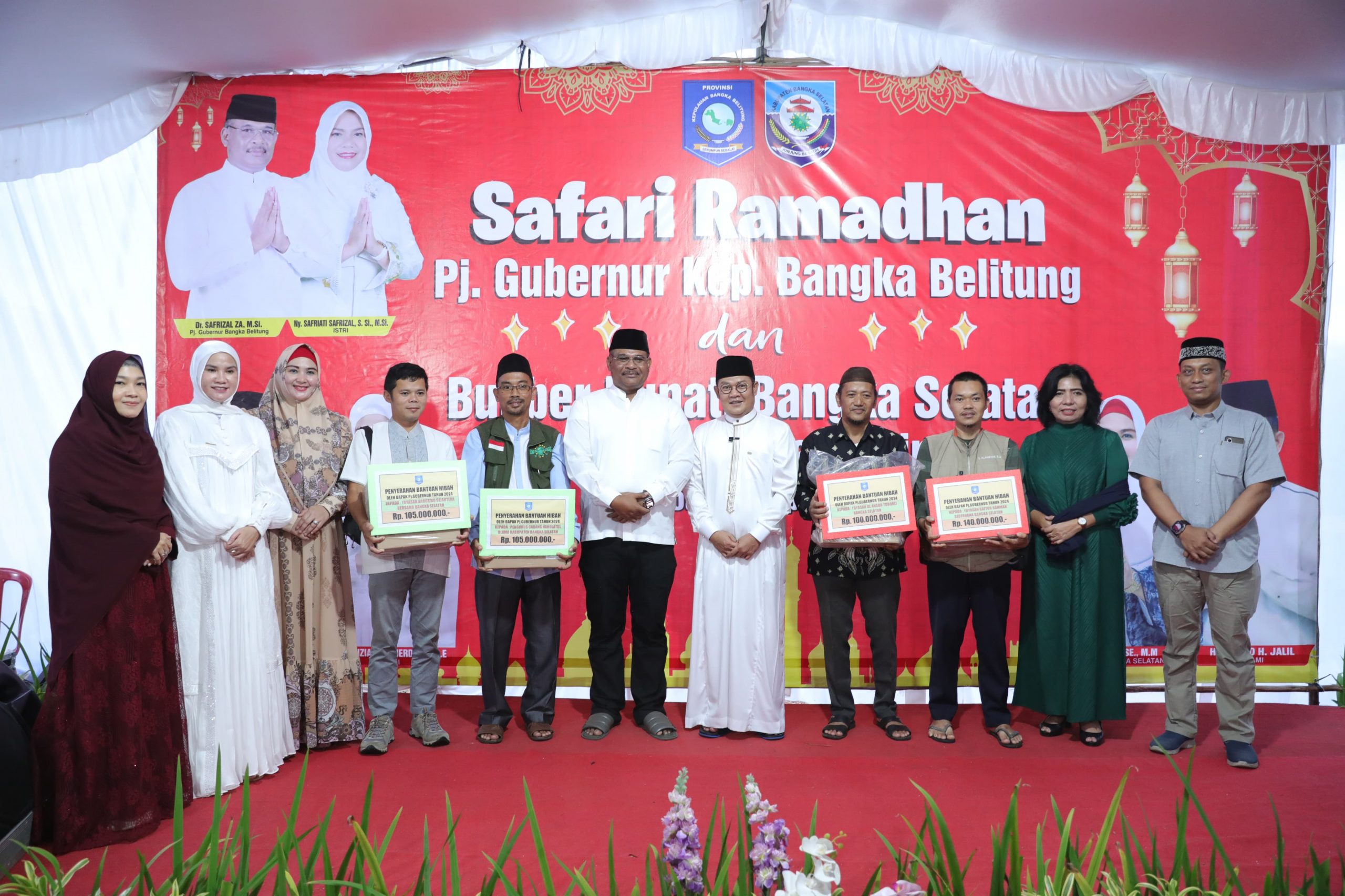 Kebersamaan dan Solidaritas, Kunci Utama Safari Ramadhan Pj Gubernur di Bangka Selatan