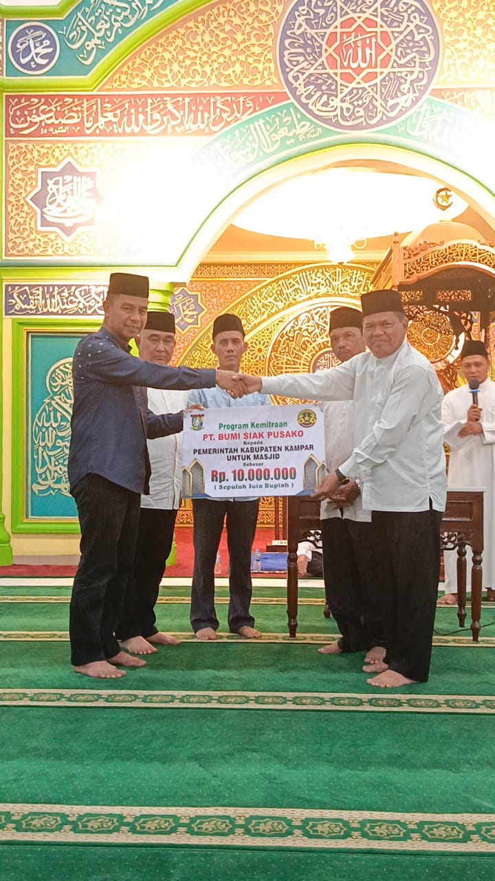 Plh Sekda Kampar Hadiri Halal Bihalal Bersama Masyarakat Pandau Permai Siak Hulu