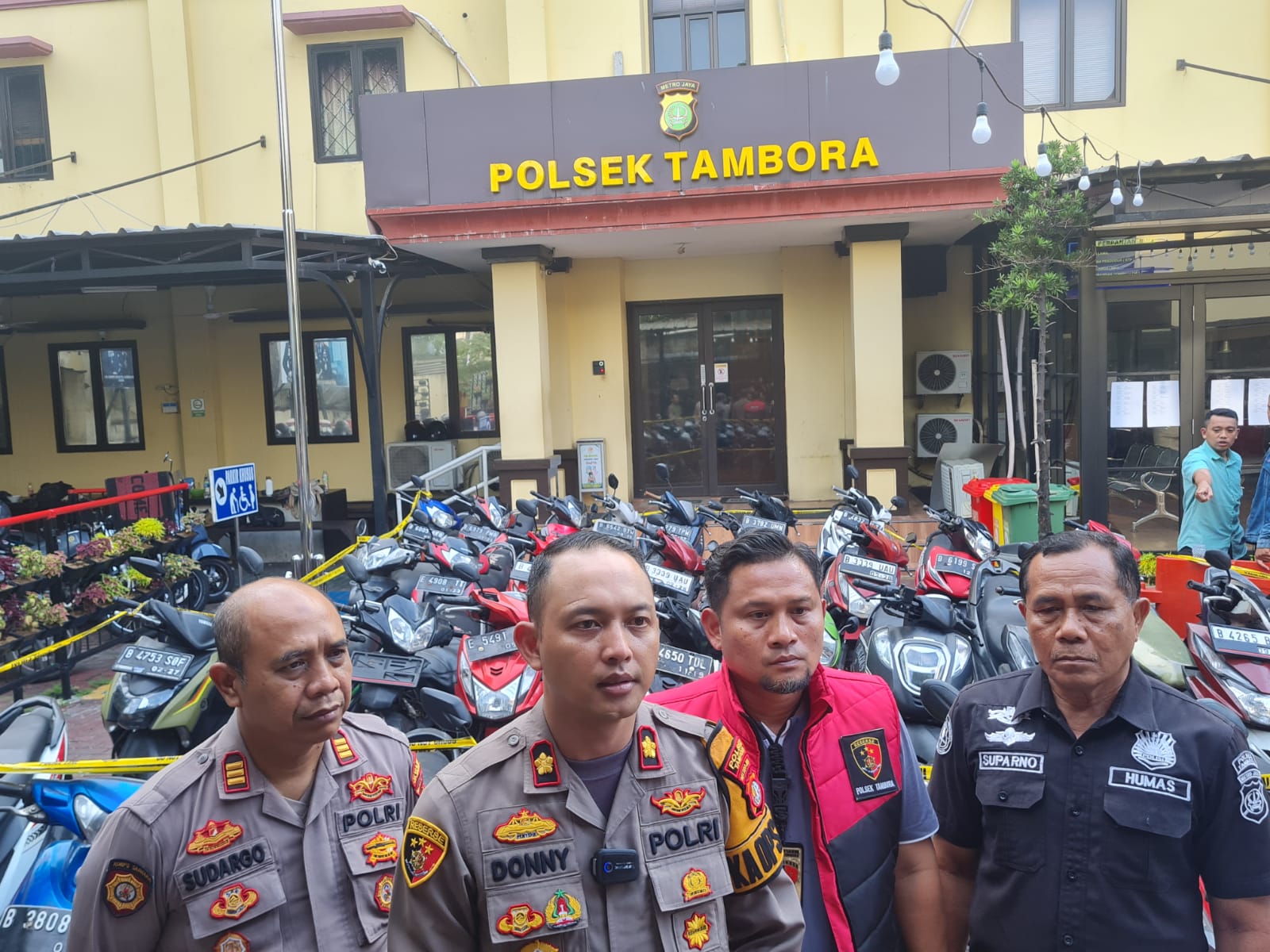 Puluhan Sepeda Motor Curian Diamankan, Polsek Tambora Amankan 3 Pelaku Curanmor