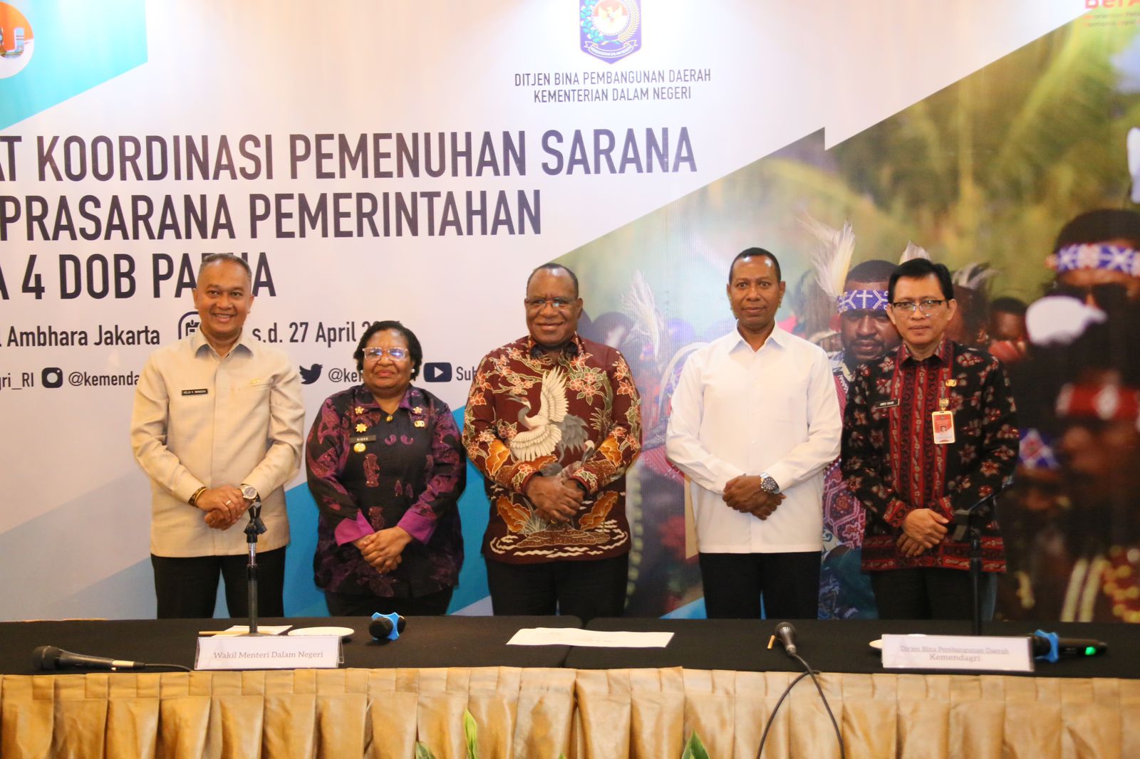 Kemendagri Dorong Percepatan Pemenuhan Sarana dan Prasarana Pemerintahan di 4 DOB Papua