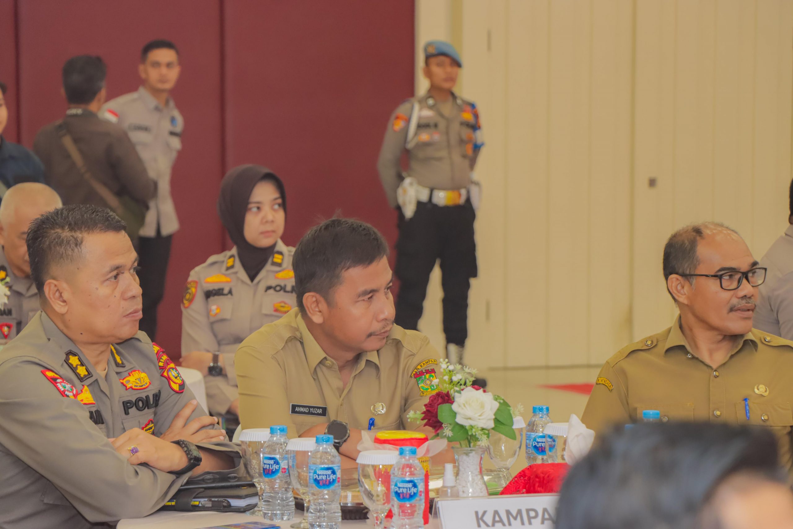 Plh Sekda Kampar Hadiri Sosialisasi PNBP Pelayanan Penyelenggaraan Assessment Center Polri di Polda Riau