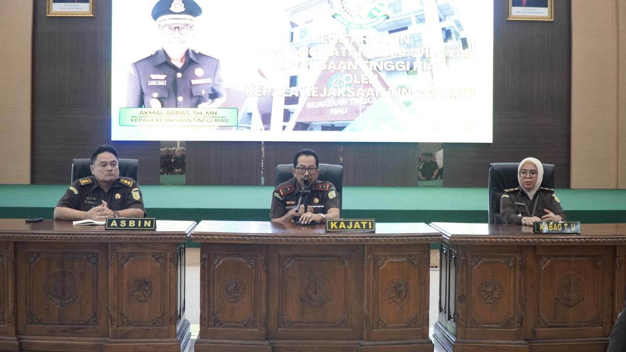 Pengarahan Kepala Kejaksaan Tinggi Riau Kepada CASN Kejaksaan RI TA. 2023 Wilayah Hukum Kejaksaan Tinggi Riau