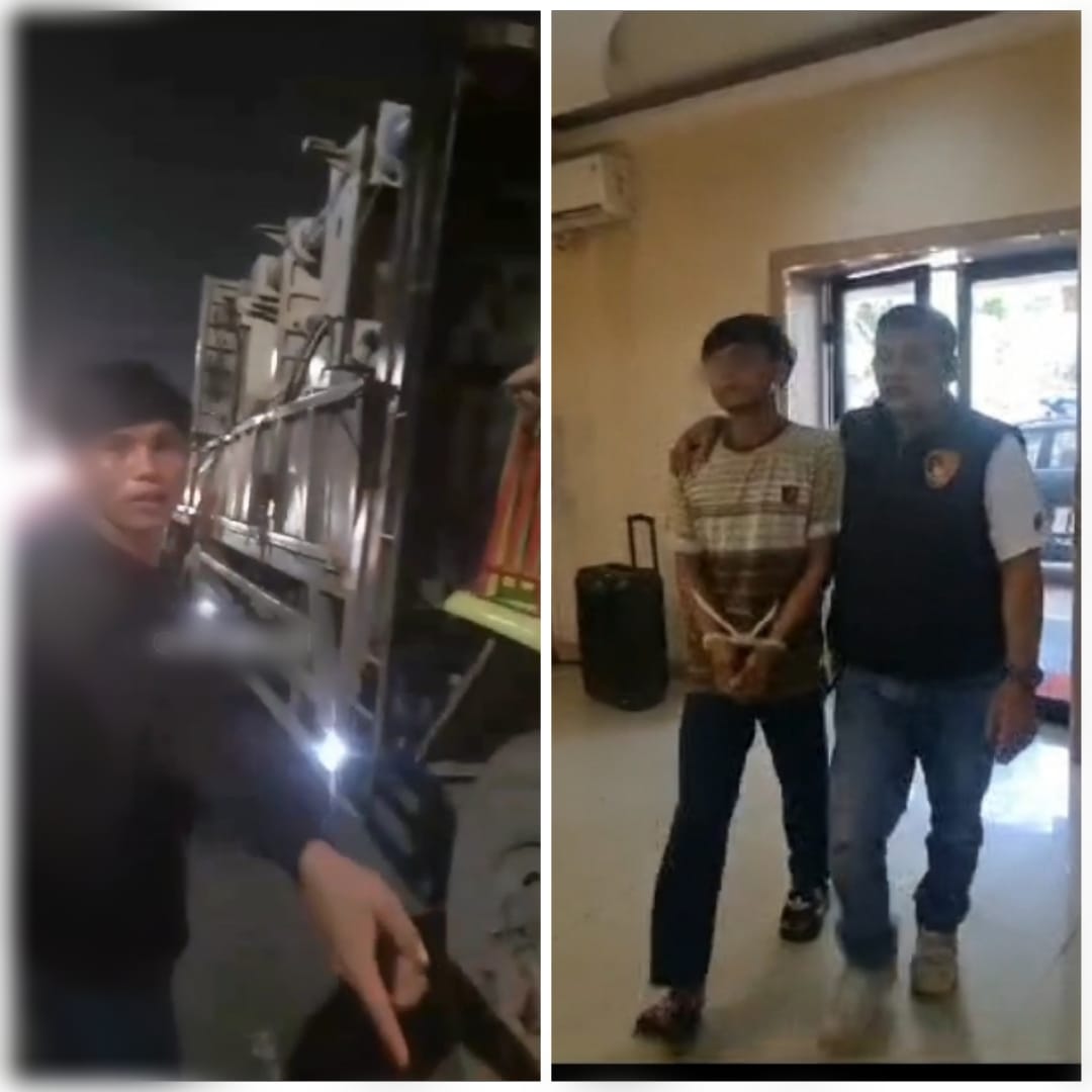 Viral Aksi Pemerasan Terhadap Sopir Dumb Truck,Polsek Kalideres Respon Cepat Amankan Pelaku