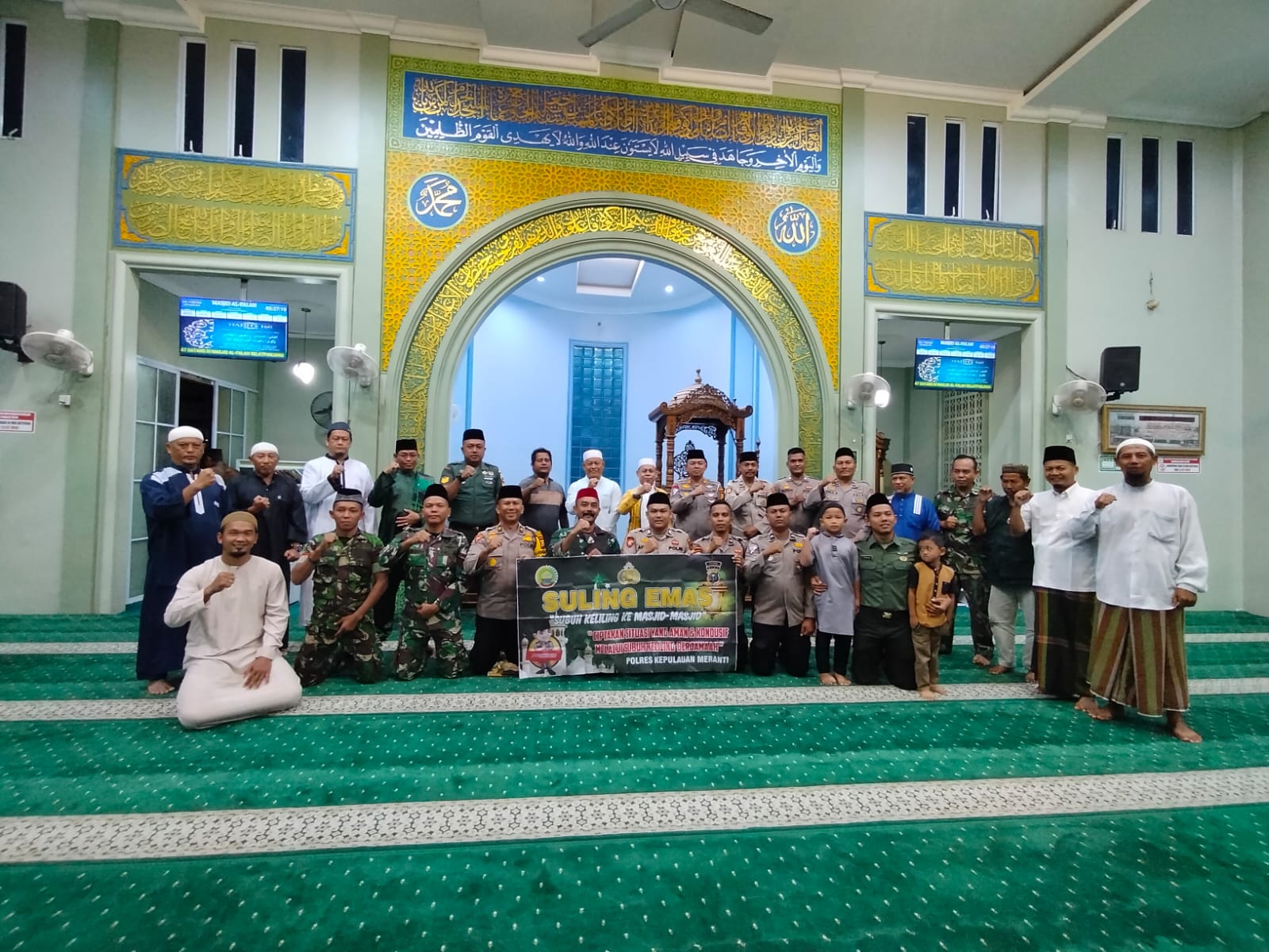 Polres Kepulauan Meranti dan Yayasan Fitrah Madani Laksanakan Suling Emas