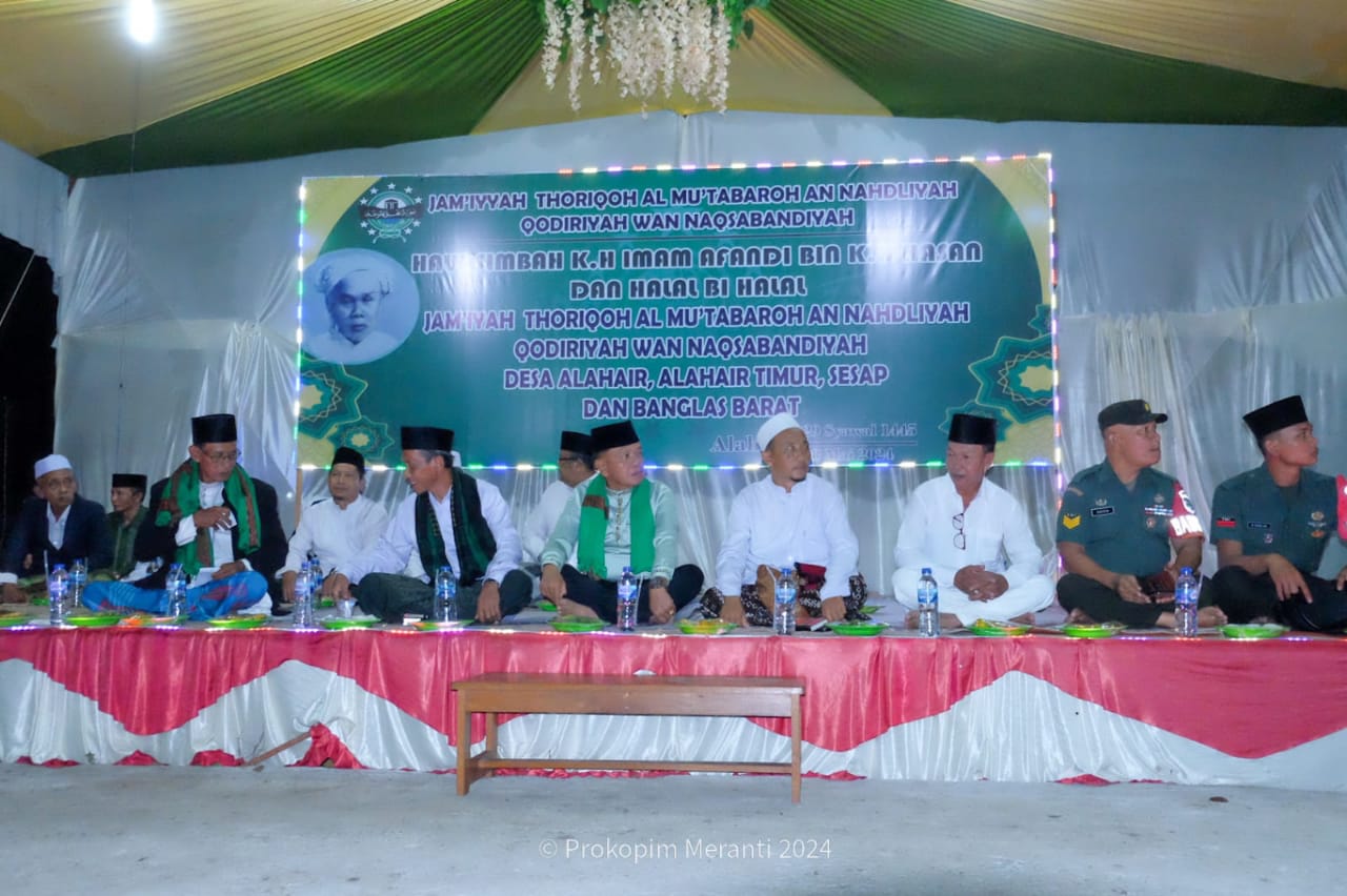 Bupati H. Asmar Hadiri Haul dan Halalbihalal Jamaah Thoriqoh di Alah Air