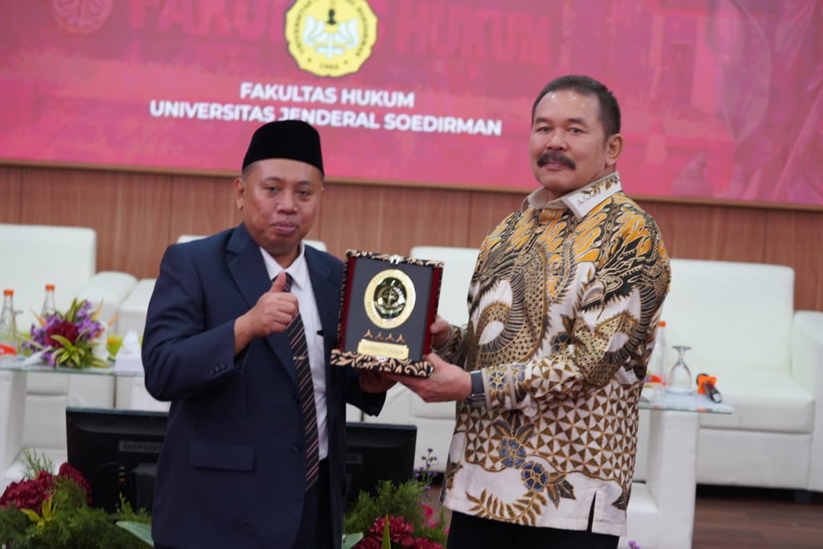 Keynote Speech Jaksa Agung ST Burhanuddin pada Seminar Nasional Dies Natalis Fakultas Hukum Universitas Jenderal Soedirman Ke-43