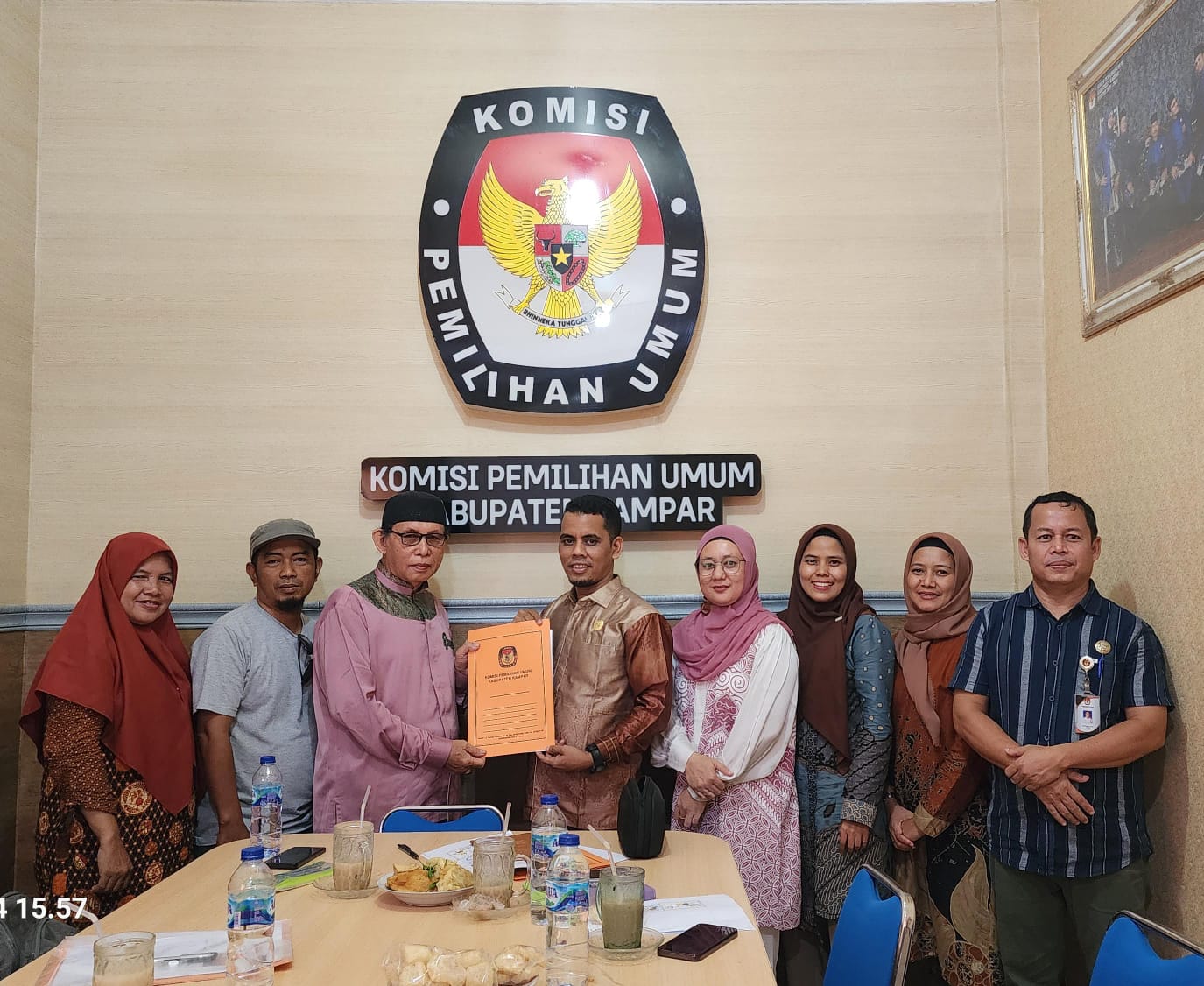 KPU Kampar Tetapkan Pemenang Lomba Maskot dan Jingle Pilkada Kampar 2024,Penuh Makna Dengan Kearifan Lokal