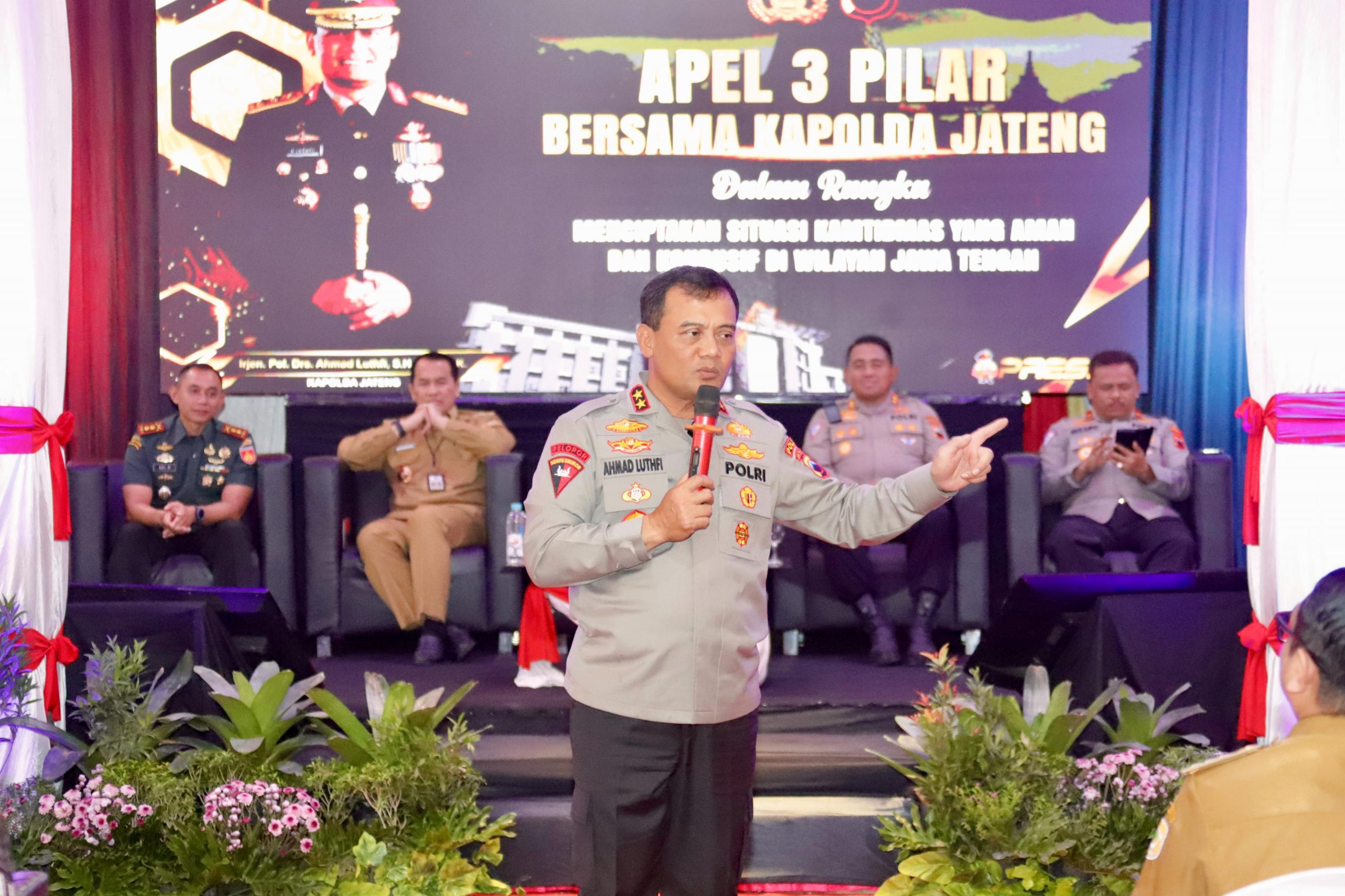 Irjen Pol Ahmad Luthfi Diapresiasi Bupati Wonogiri, Apel Tiga Pilar Gelar Pilkada Sukses Tanpa Ekses