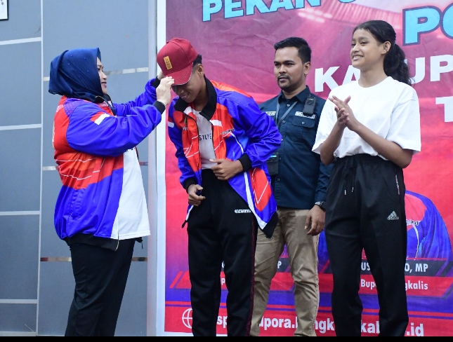180 Atlet Kabupaten Bengkalis Siap Bertanding di POPDA Tingkat Provinsi Riau, Bupati Kasmarni : Percaya Diri adalah Kunci Meraih Kemenangan