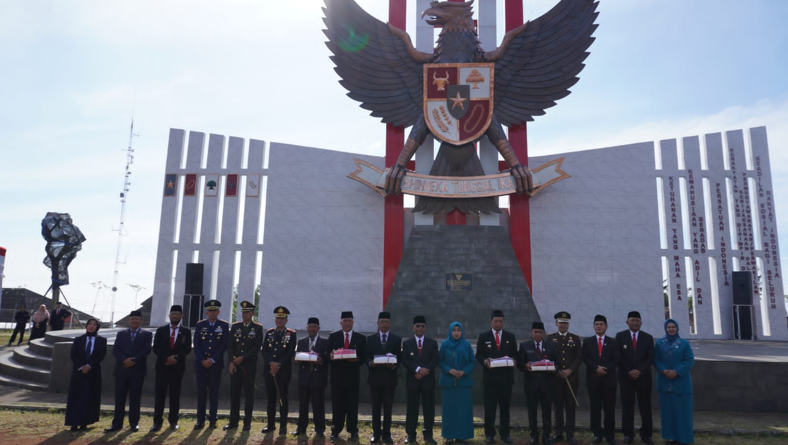 Forkopimda Boyolali Peringati Hari Lahir Pancasila di Lapangan Pancasila Cepogo