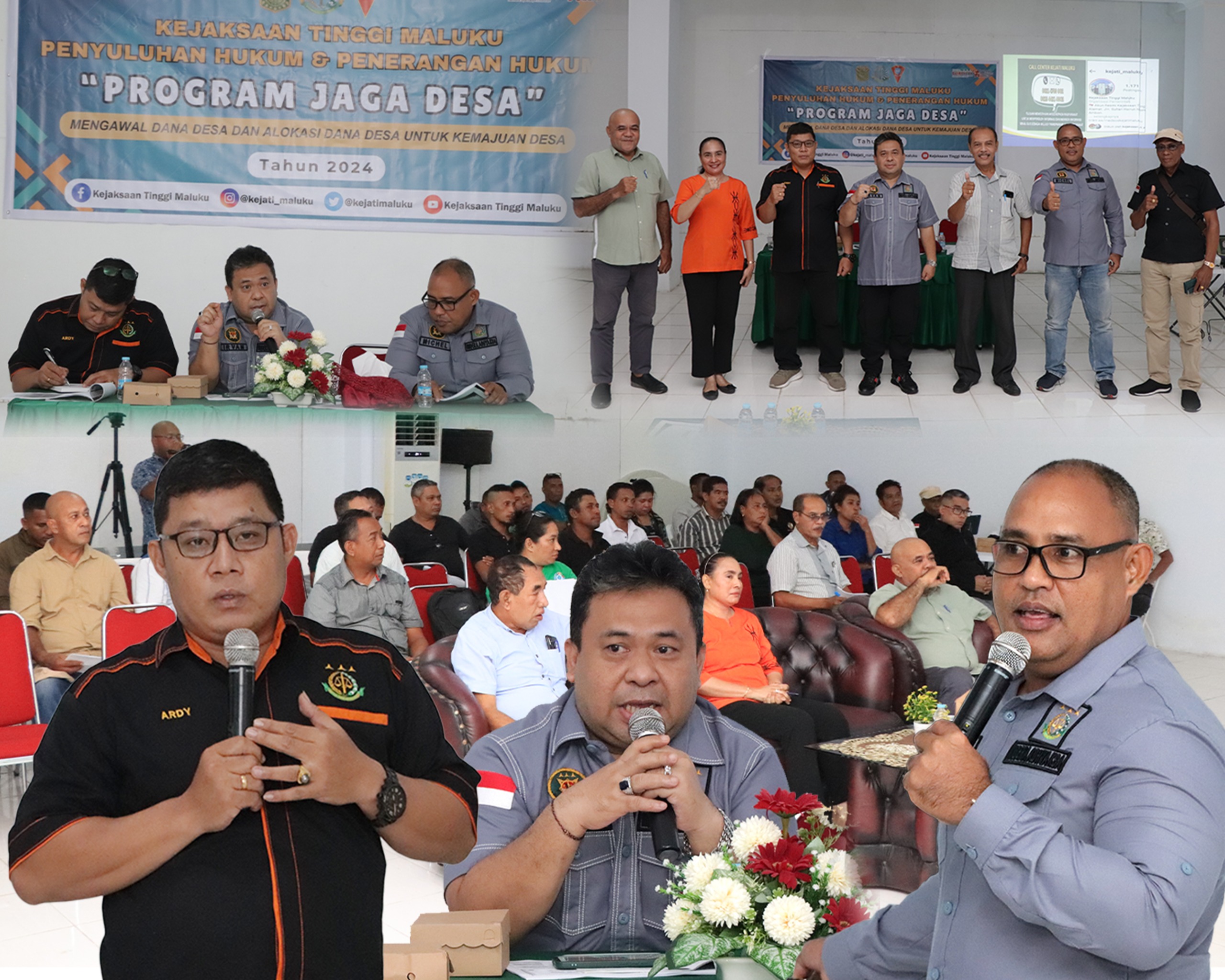 Jaksa Hadir Sebagai Pengawal Dana Desa Dalam Penyuluhan Dan Penerangan Hukum Di Kecamatan Nusaniwe Kota Ambon