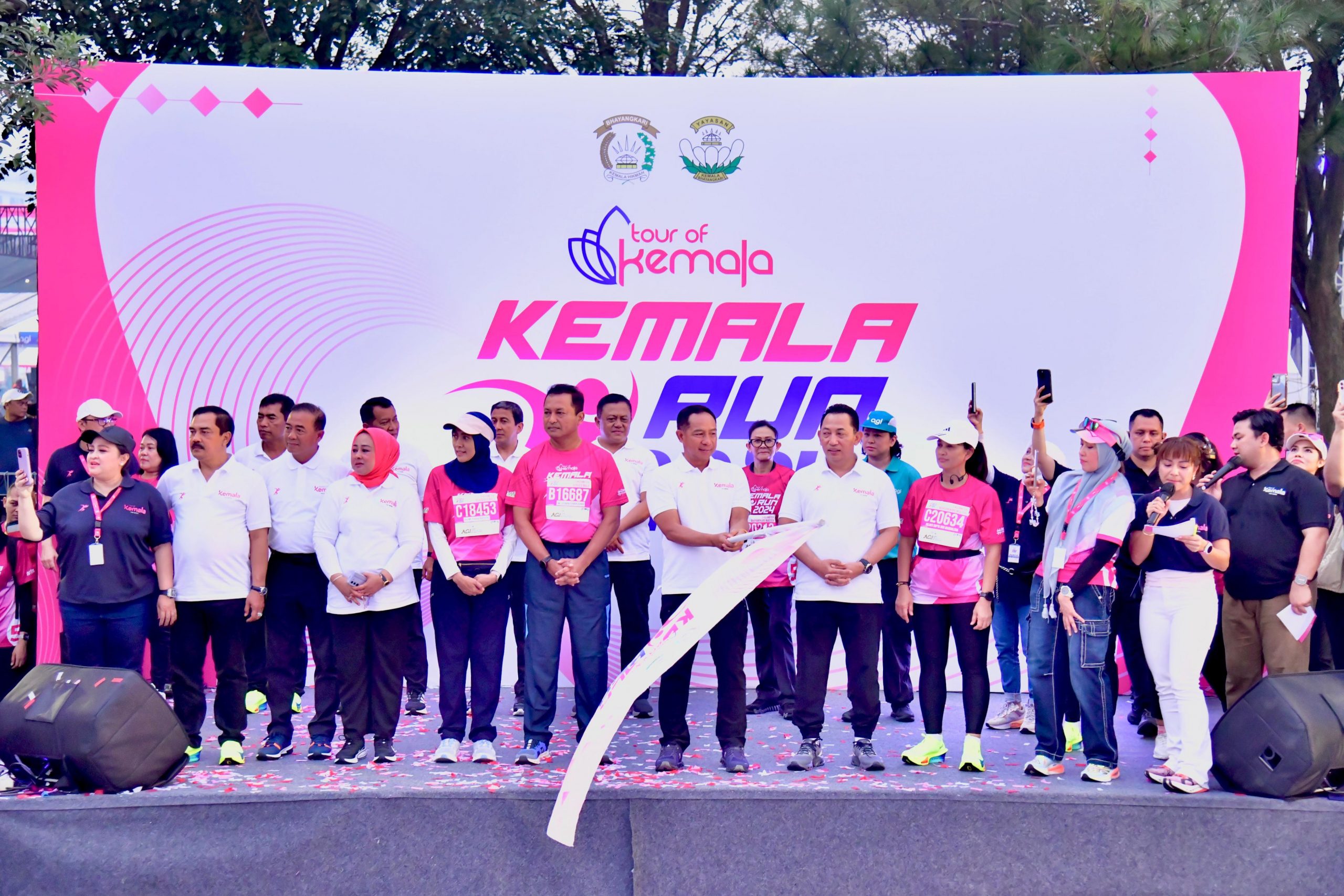 Panglima TNI Hadiri Lomba Lari Kemala Run 2024 di ICE BSD Tangerang Selatan