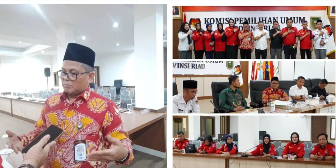 DPW PWDPI Riau mengadakan Audiensi Dan Silahturahmi Ke KPU Riau