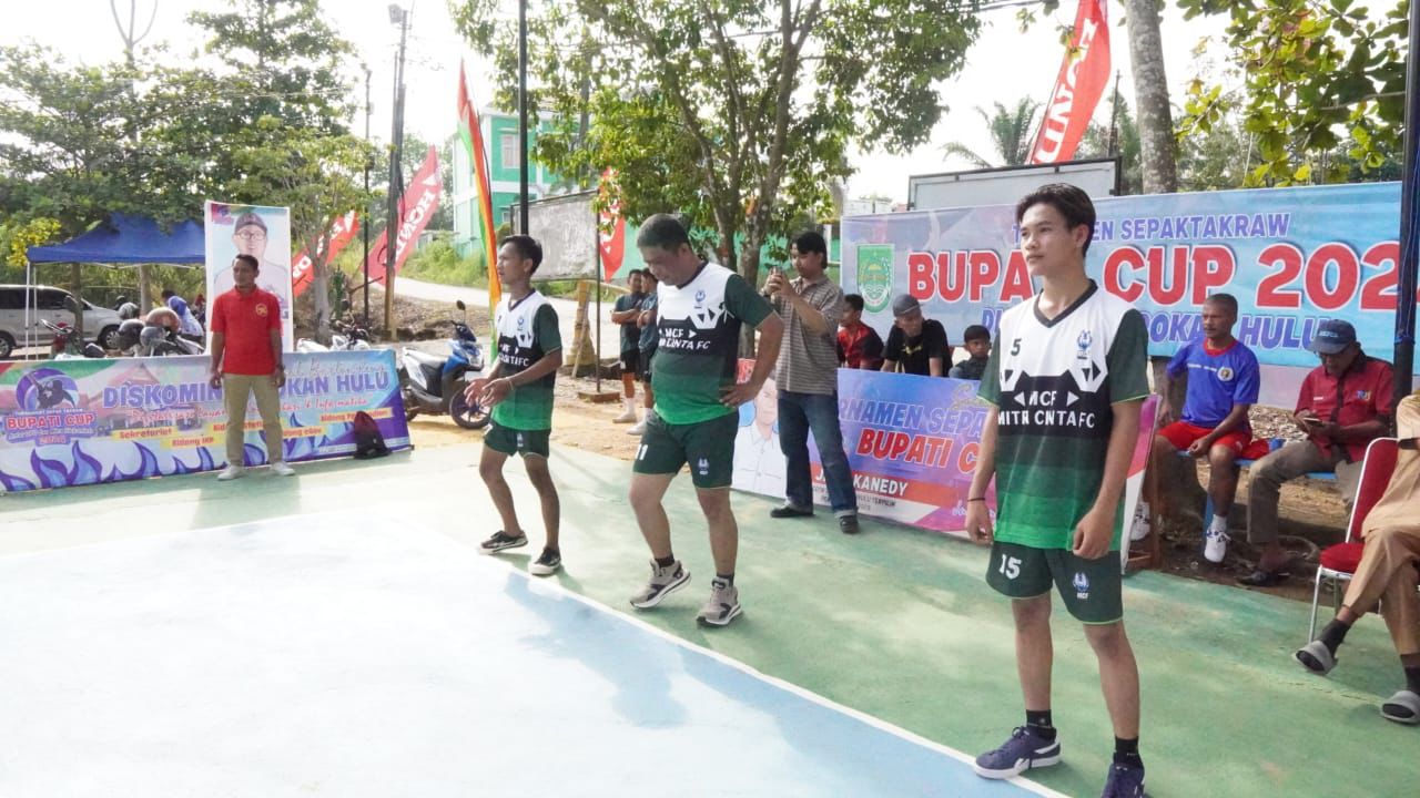 AWI DPC ROHUL Ikuti Turnamen Takraw Bupati Cup 2024